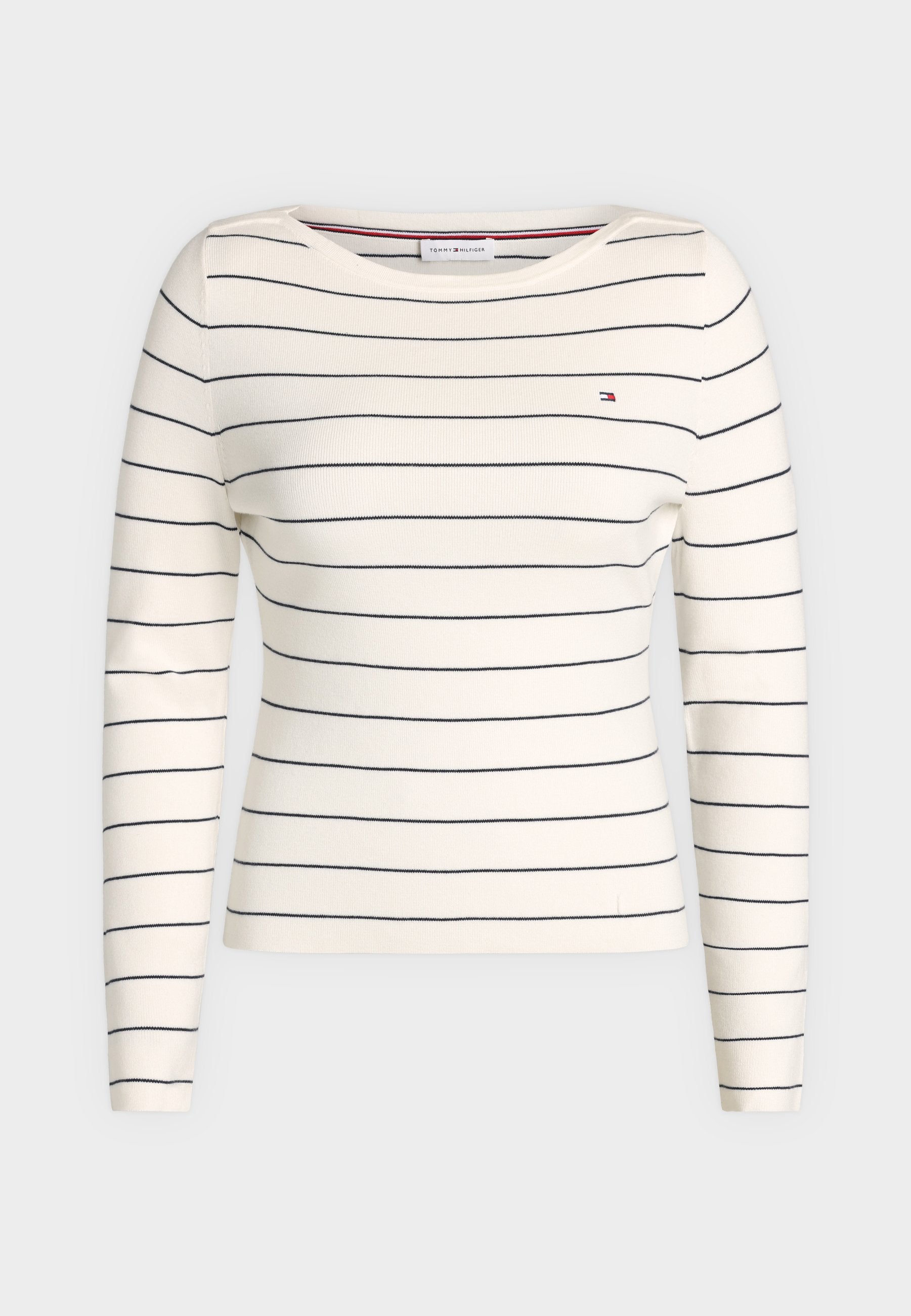FULL NEEDLE BOAT - Jumper - ivory petal/dark navy