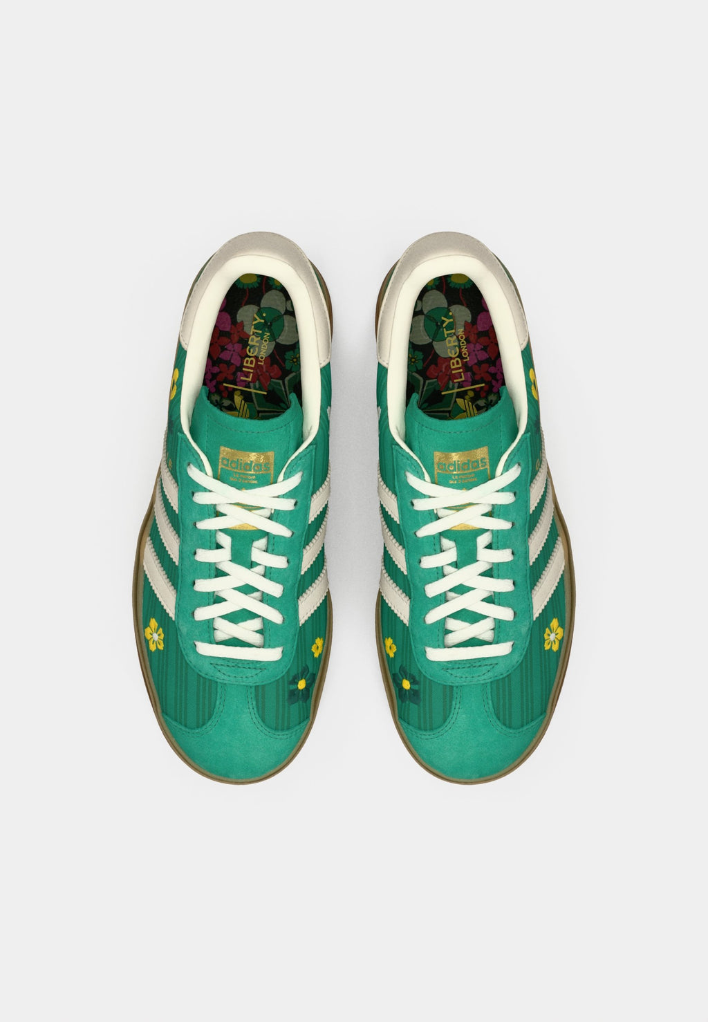 GAZELLE BOLD W X LIBERTY - Trainers - bold green/off white/eqt yellow