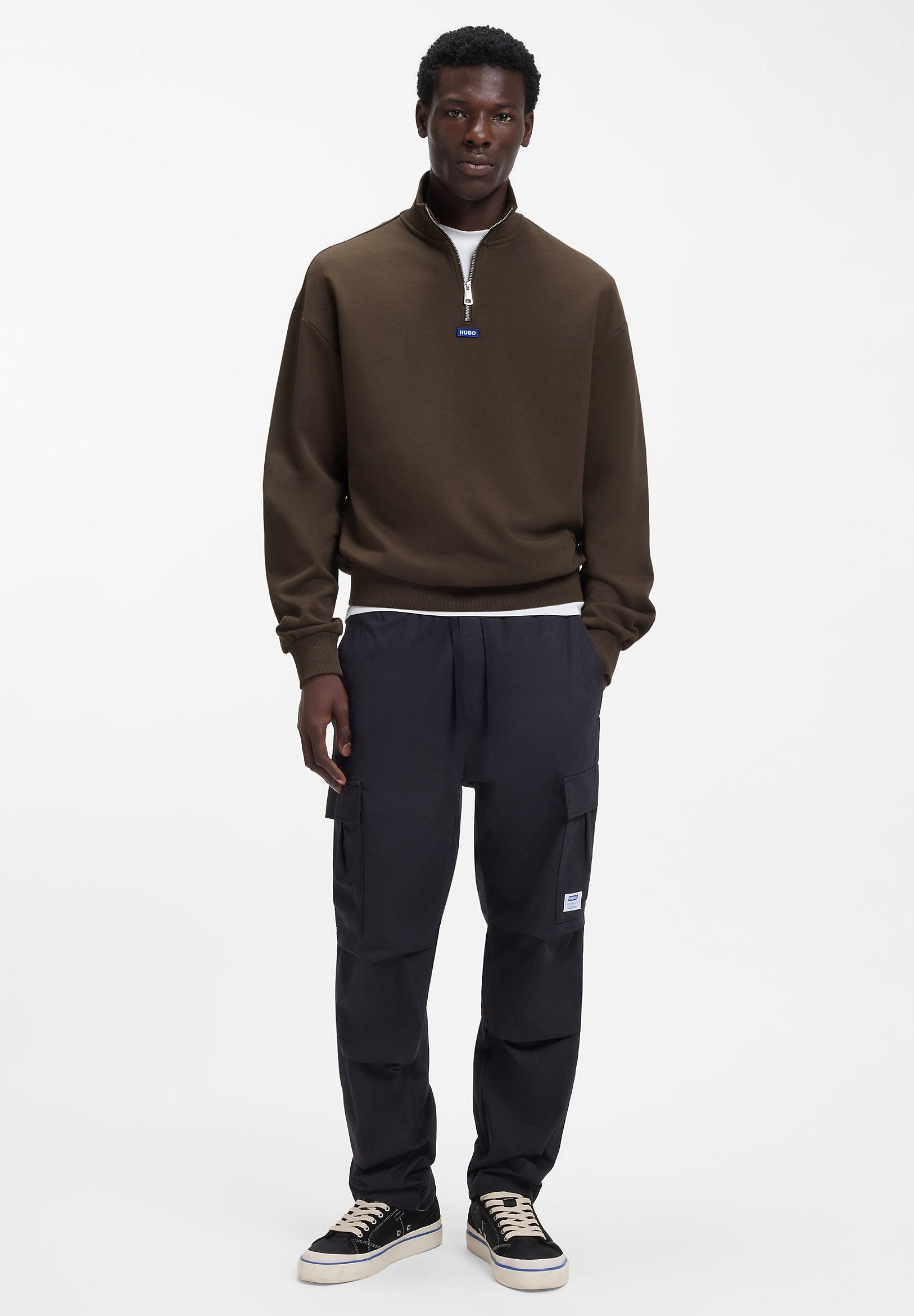 NEELER - Sweatshirt - dark brown