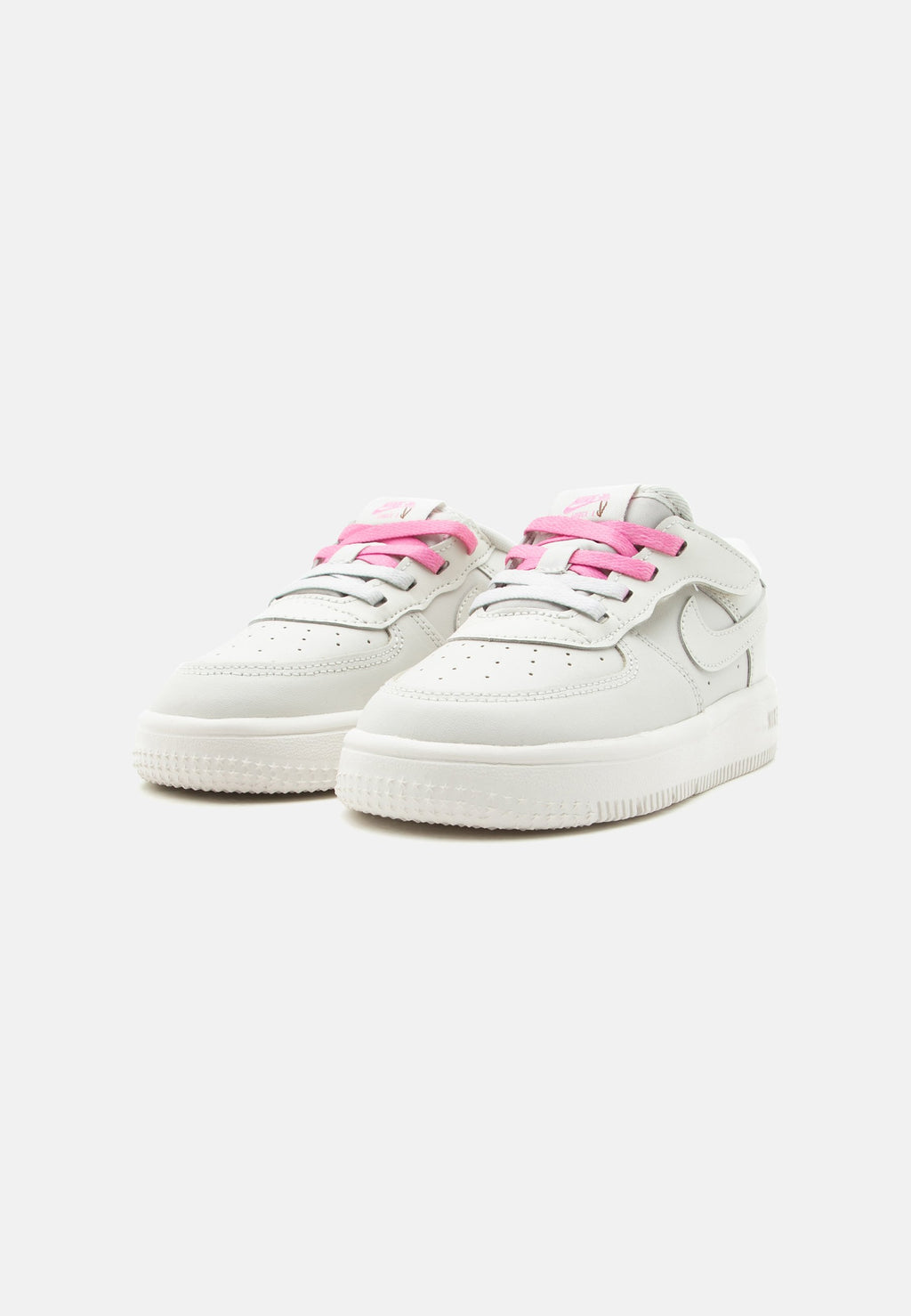 FORCE 1 UNISEX - Baby shoes - light bone/playful pink/fauna brown