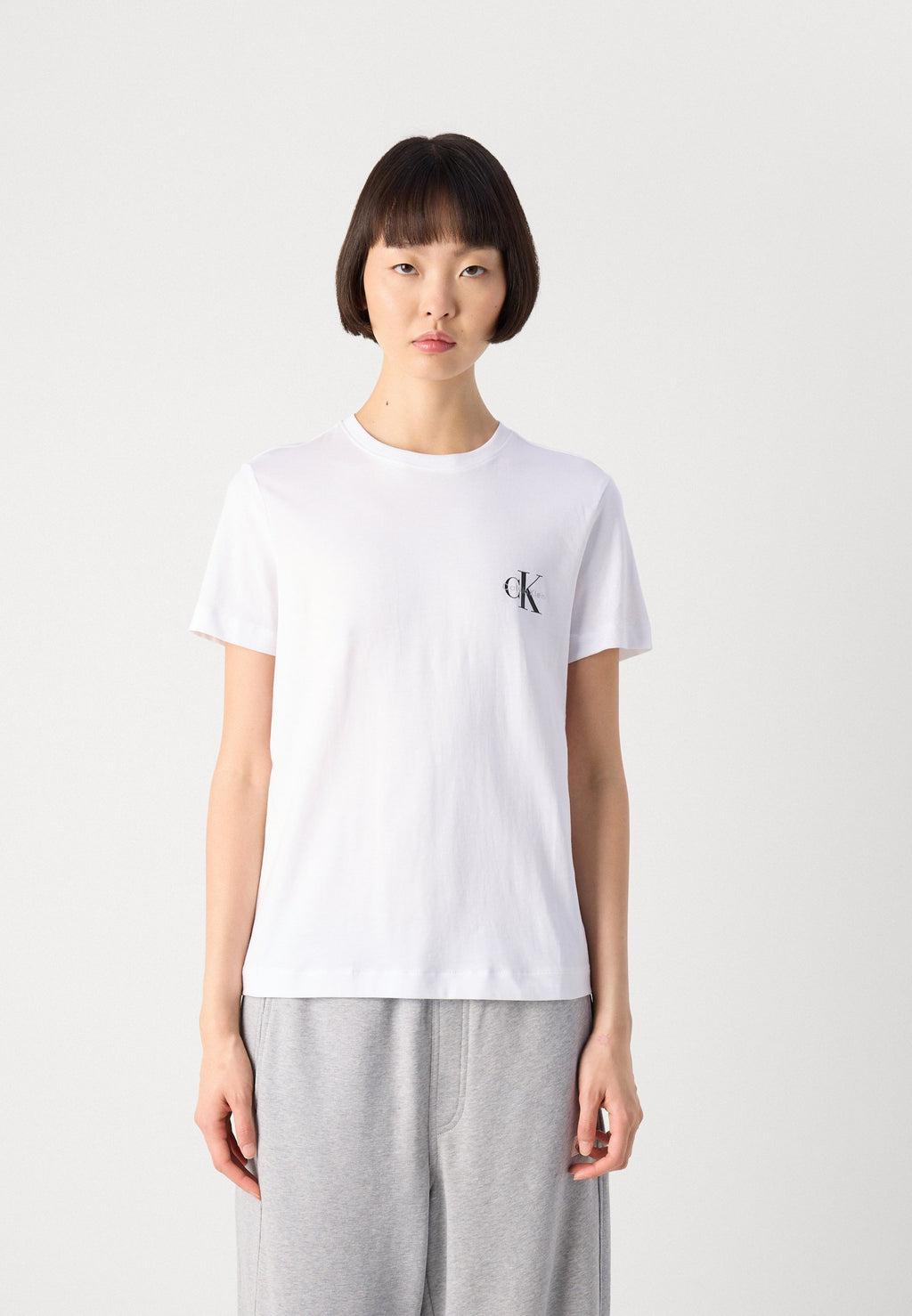 MONOLOGO TEE 2 PACK - Basic T-shirt - heroic grey heather