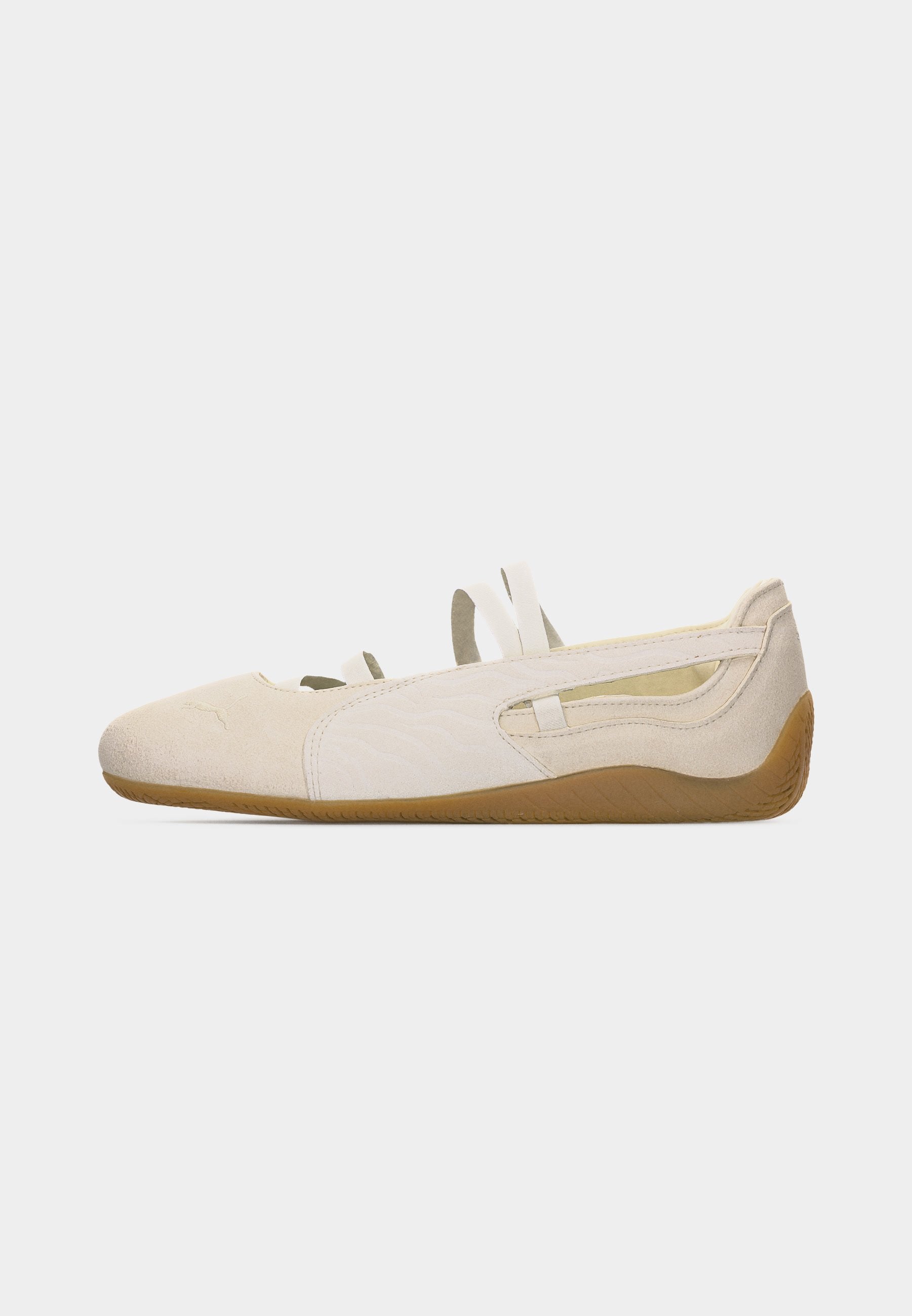 SPEEDCAT BALLET SAND - Ankle strap ballet pumps - alpine snow/warm white
