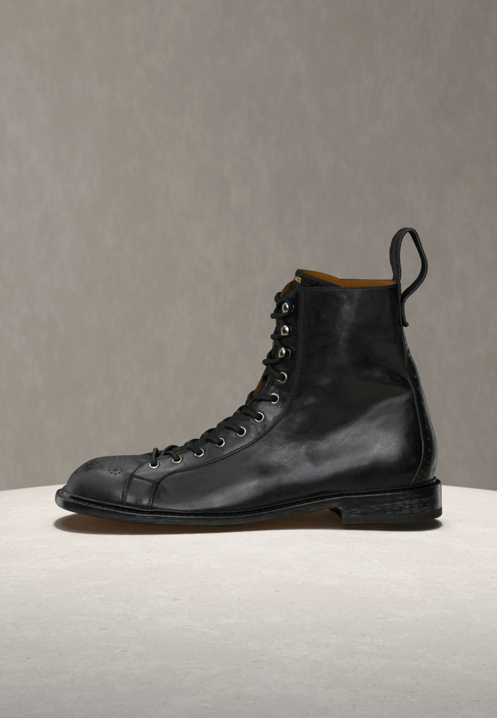 BOOTIES - Lace-up ankle boots - black/palladium-coloured