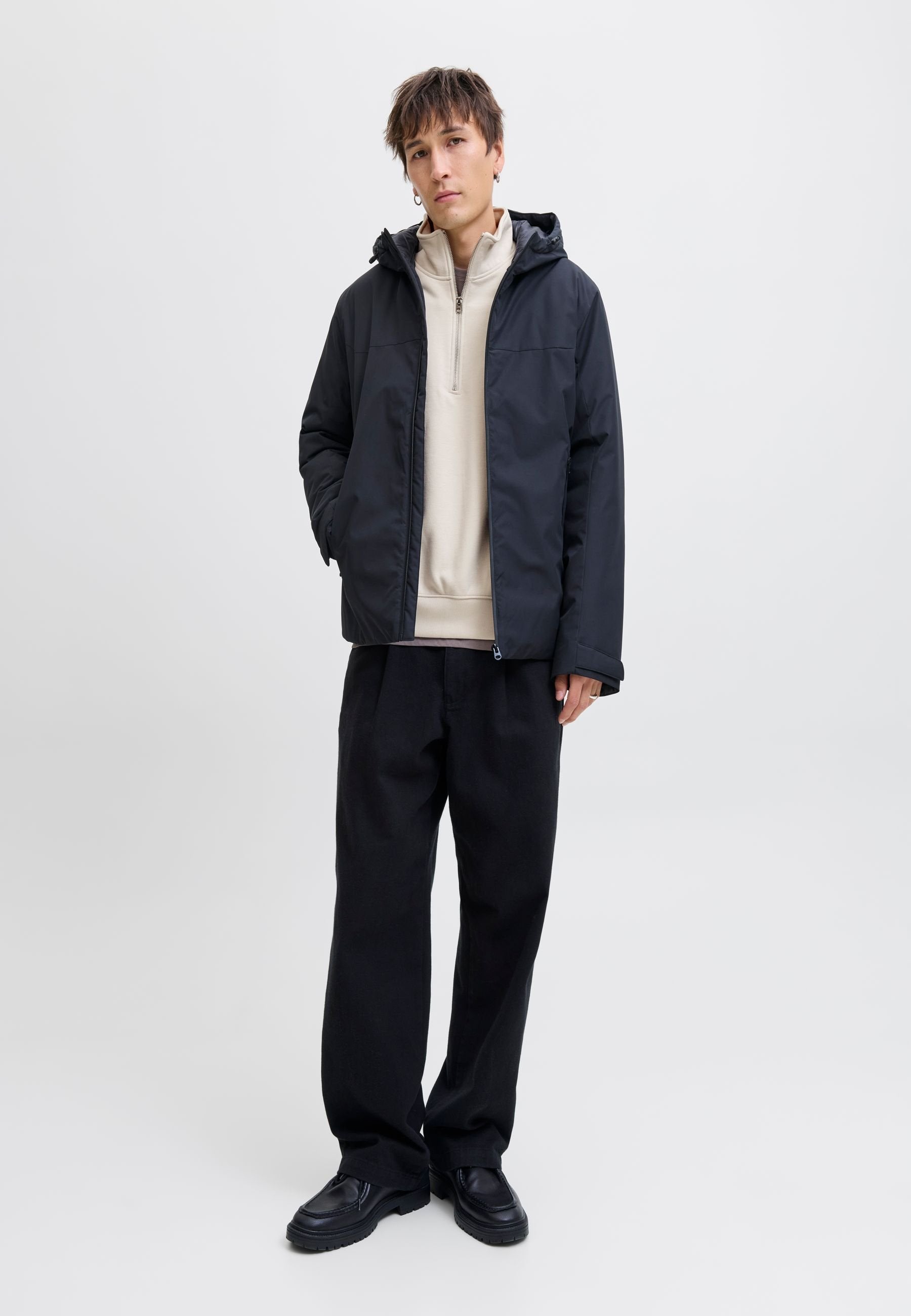 Half zip Plain Half zip - Sweatshirt - moonbeam