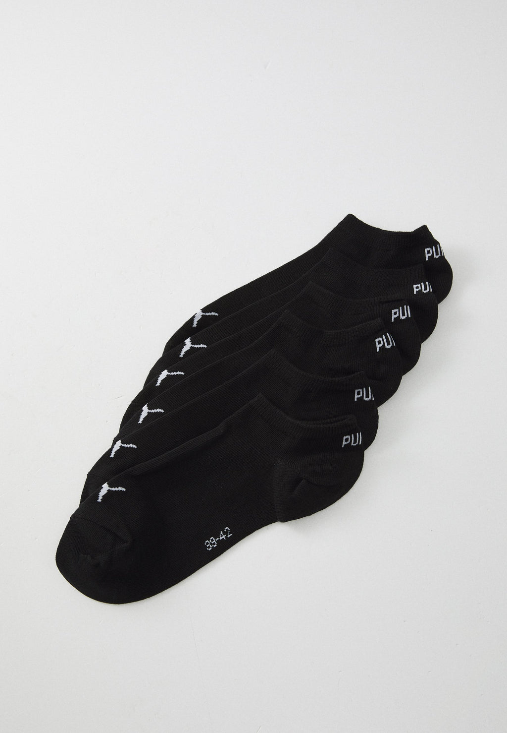 SNEAKER PLAIN UNISEX 6 PACK - Socks - black