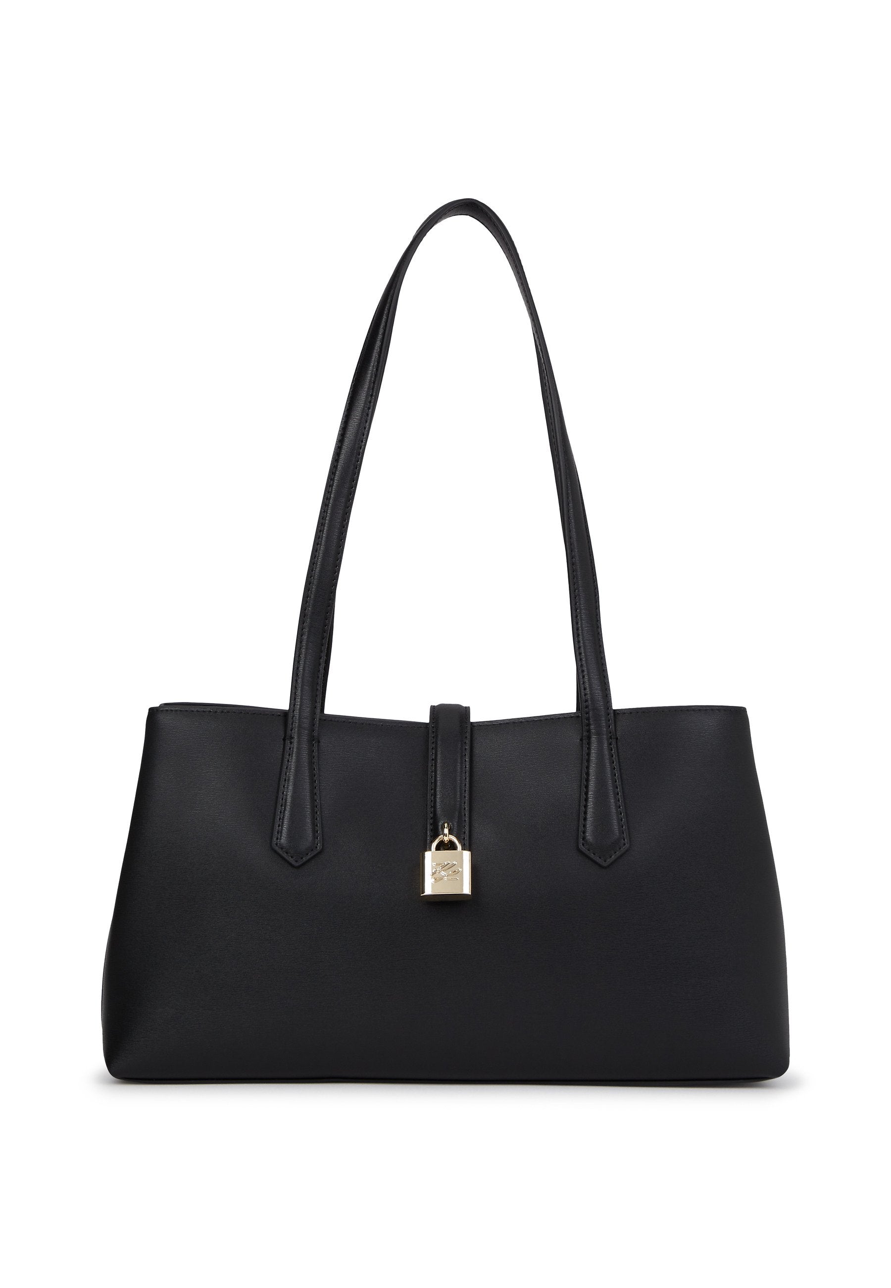 AUTOGRAPH PADLOCK - Handbag - black/gold