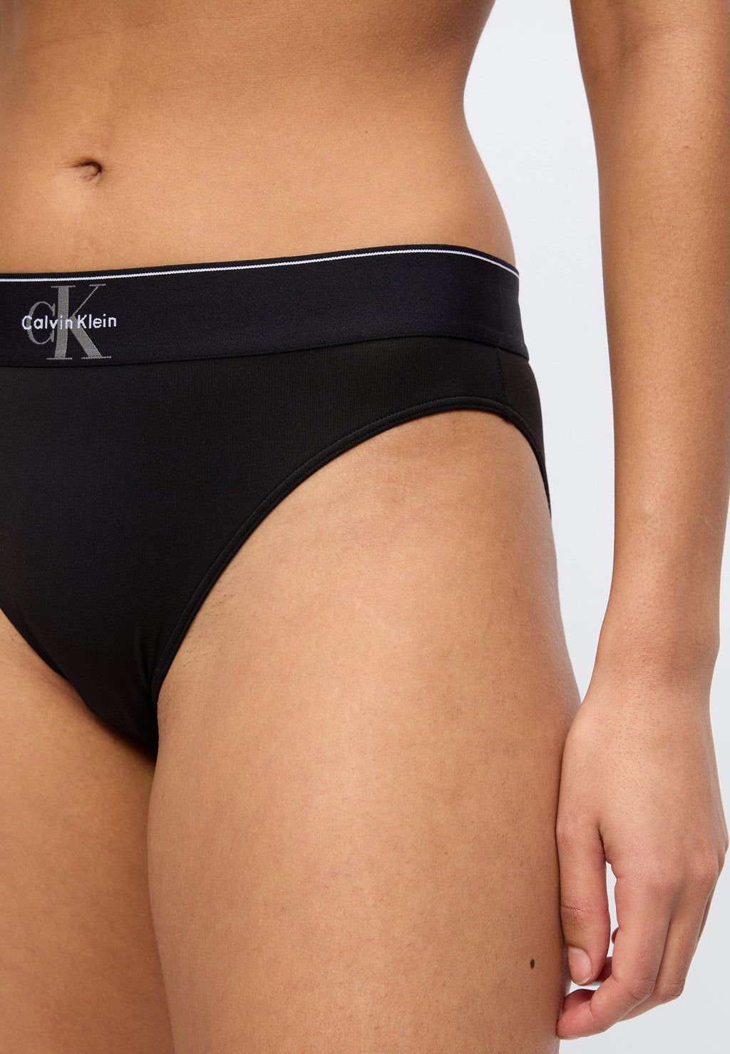 HIGH WAIST BIKINI - CK GRAPHIC - Briefs - black
