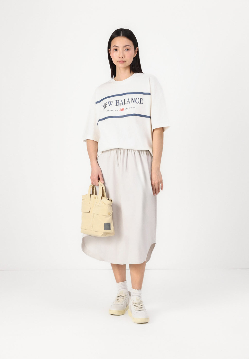 A-line skirt - grey matter