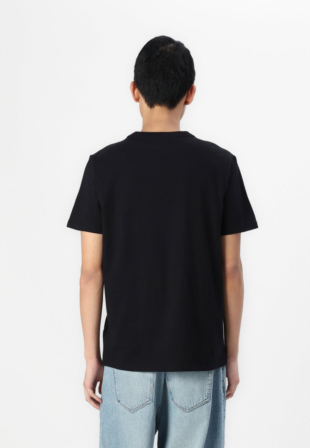 EVERYDAY MICRO LOGO VEE - Basic T-shirt - true black