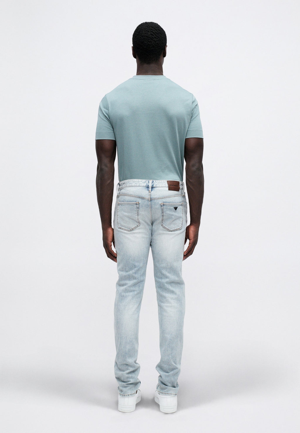 POCKETS PANT - Slim fit jeans - light blue denim