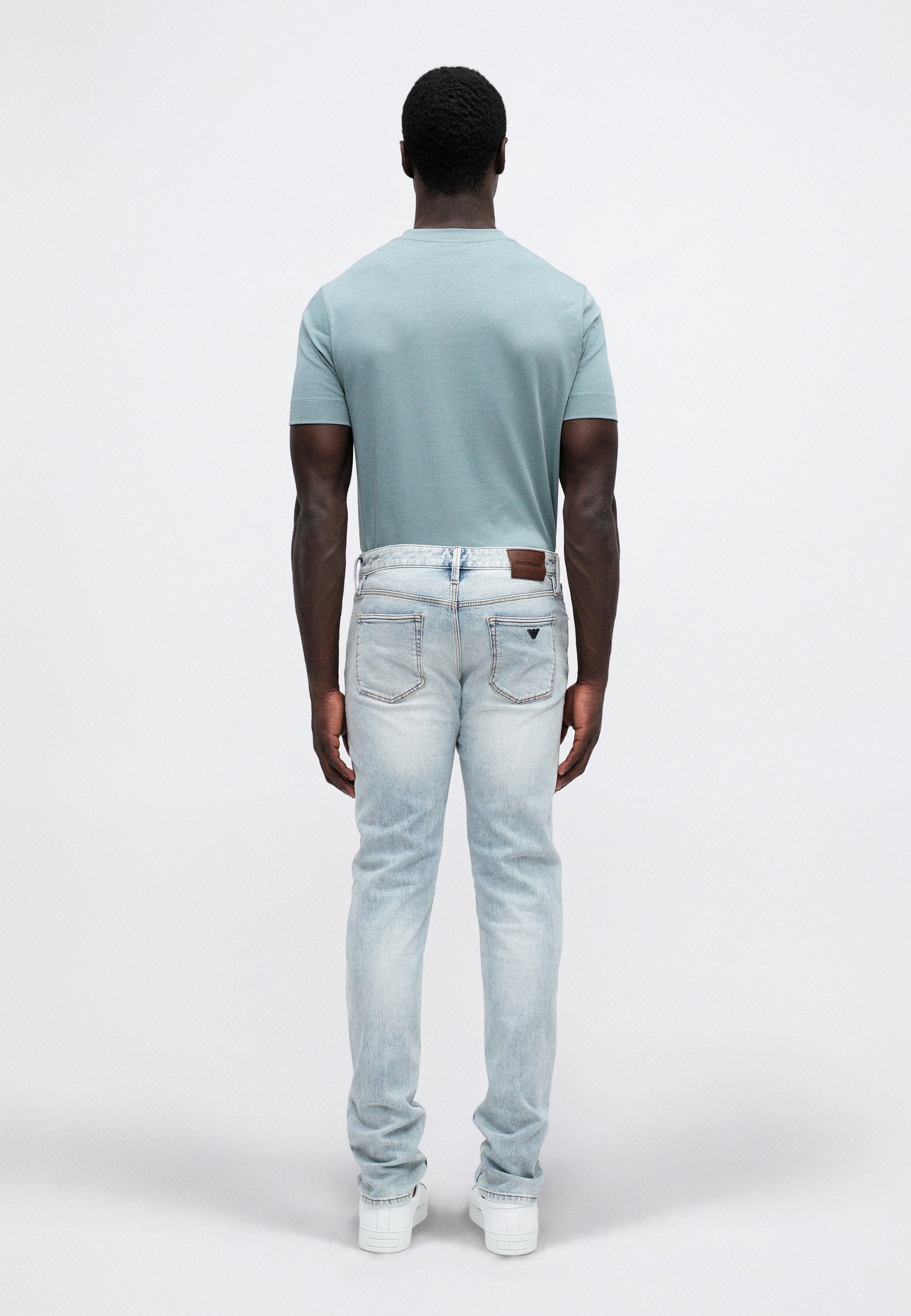 POCKETS PANT - Slim fit jeans - light blue denim