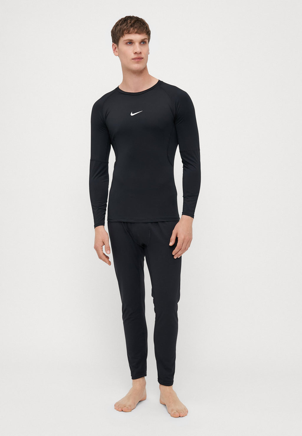 M NP DF TIGHT TOP LS - Undershirt - black/white