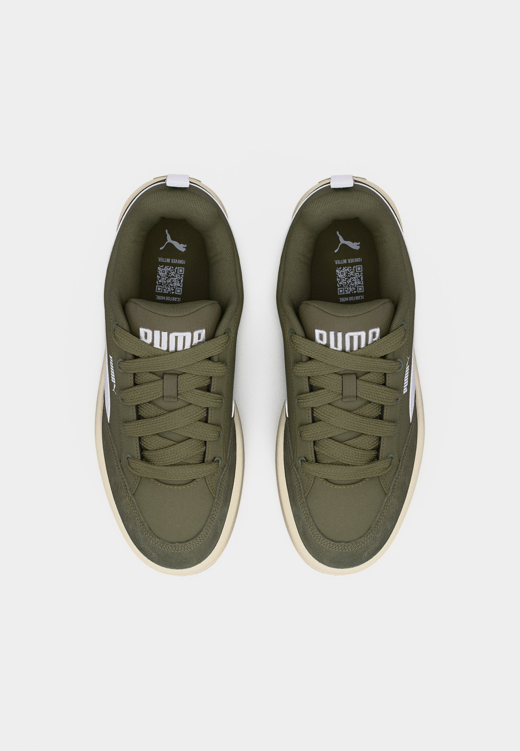 PARK LIFESTYLE STREET UNISEX - أحذية تزلج - أخضر لودن/أبيض بومة