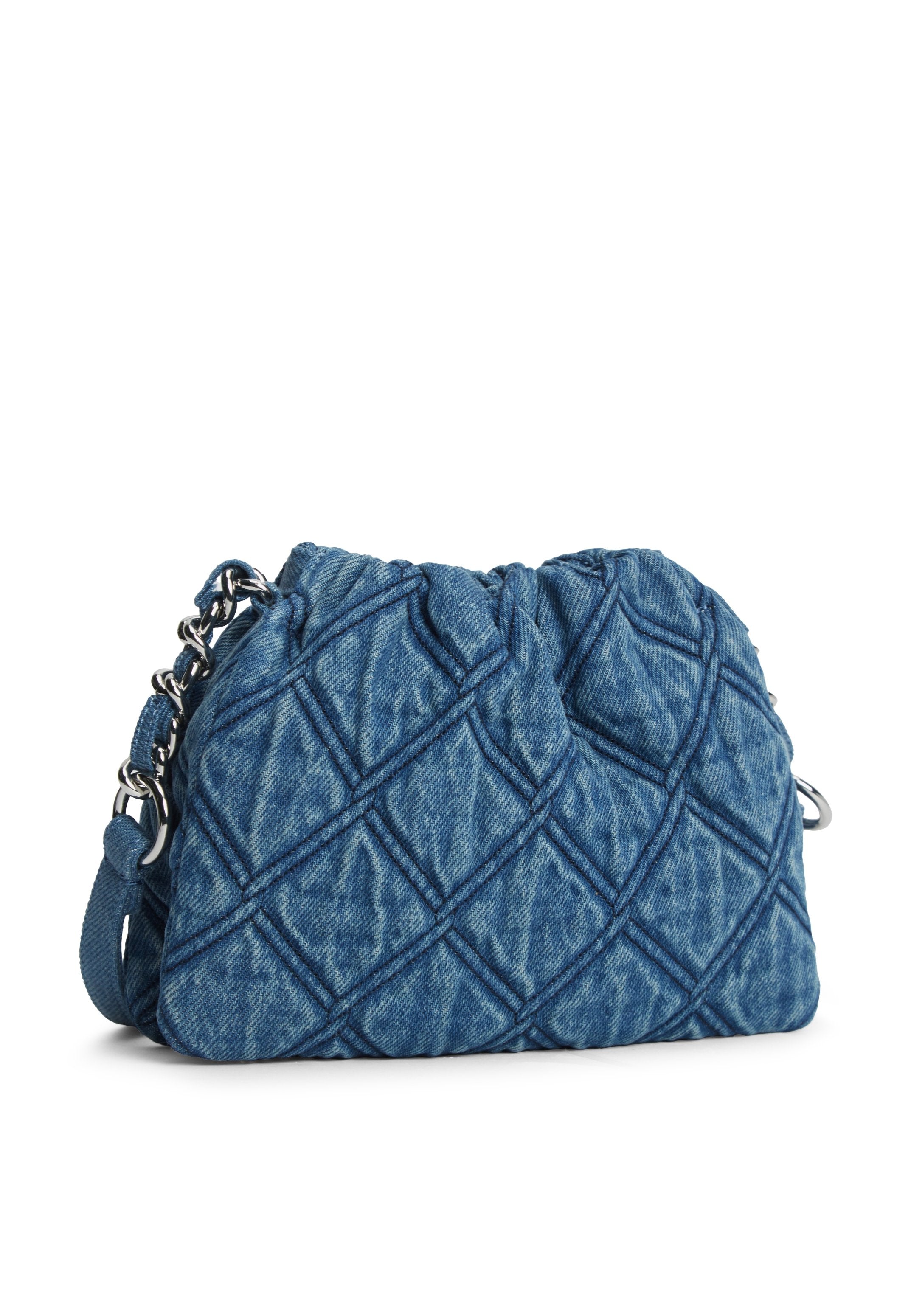 FEMININE MINI - Cross body bag - blue denim