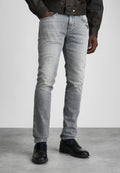 POCKETS PANT - Slim fit jeans - light grey denim