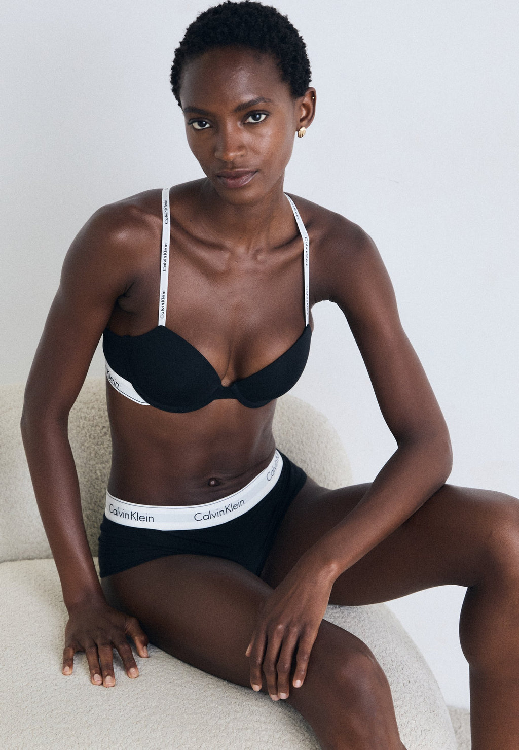 LIGHTLY LINED DEMI ICON  - T-shirt bra - black