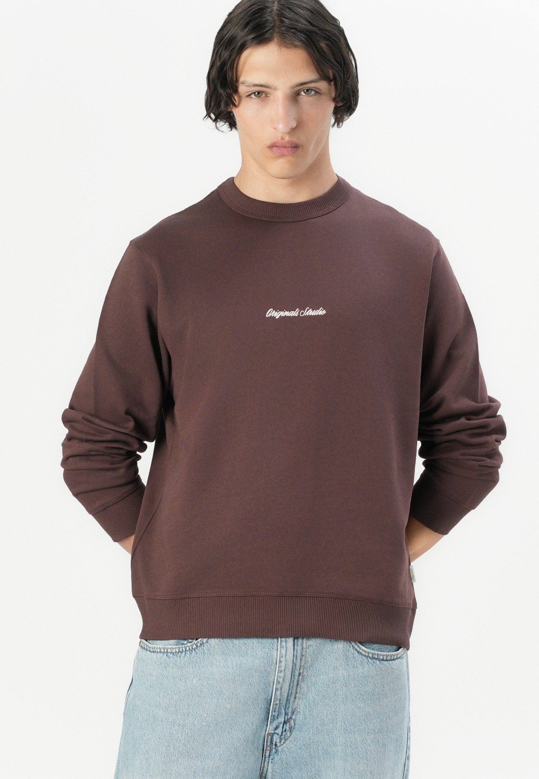 Sweatshirt - deep mahogany