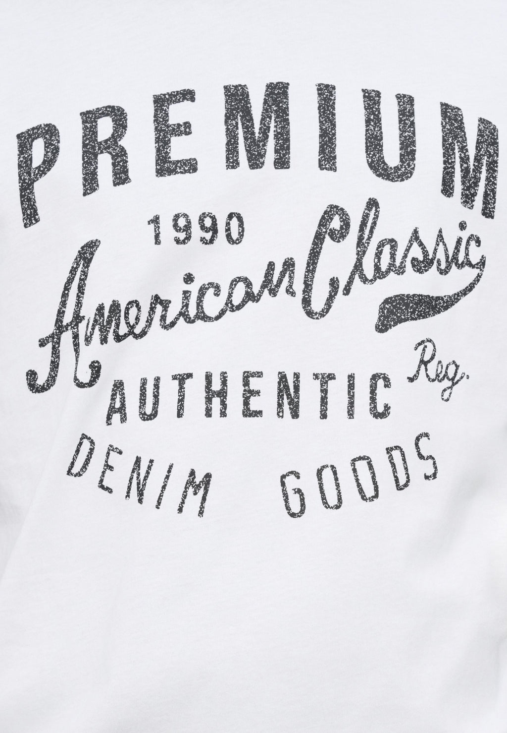 JPRBLUALEX TEE - Print T-shirt - white