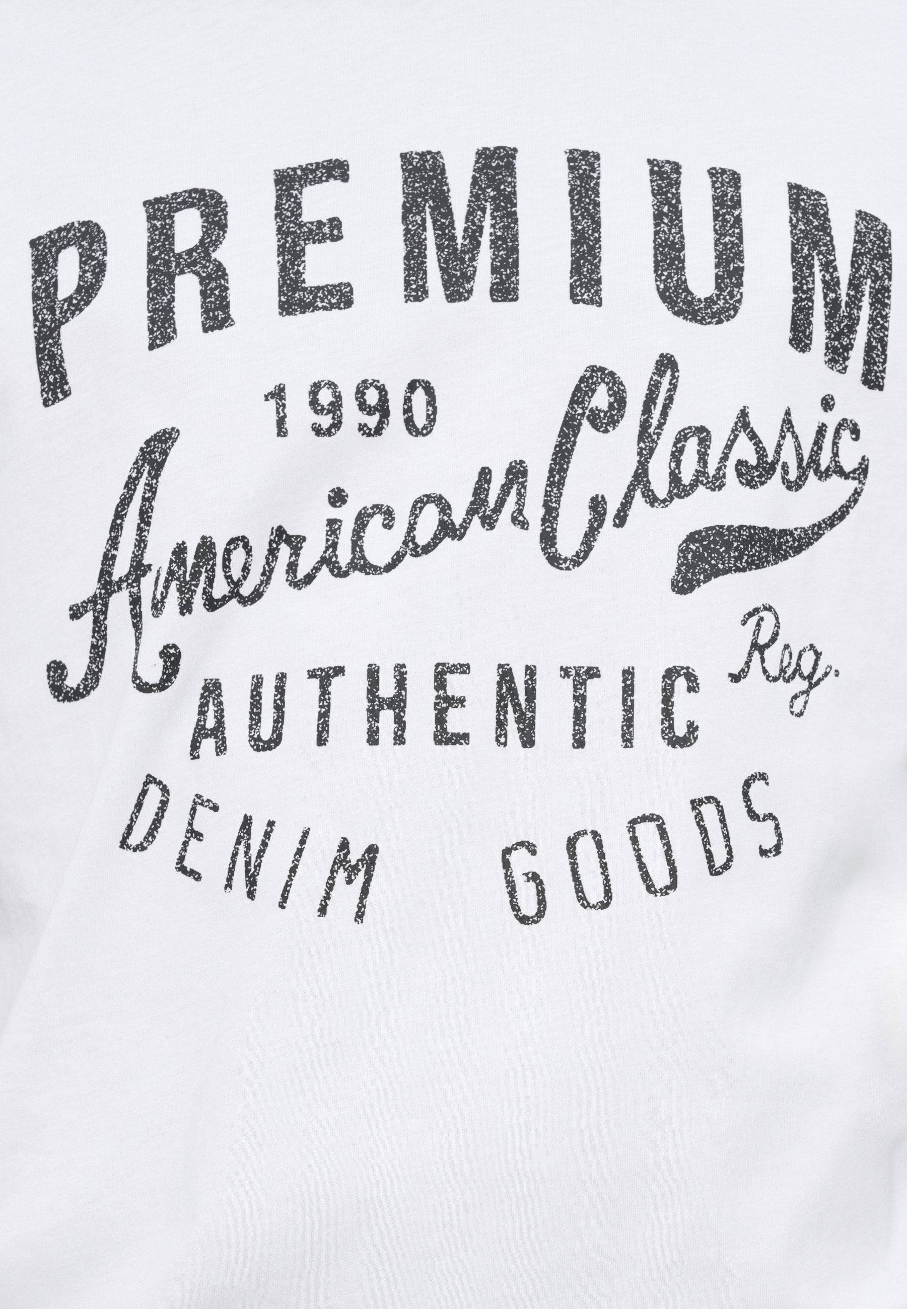 JPRBLUALEX TEE - Print T-shirt - white