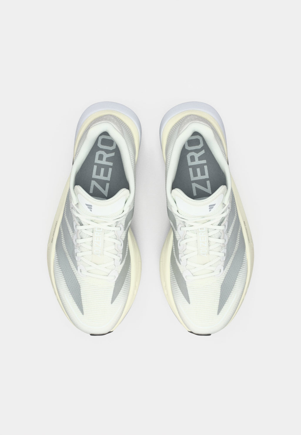 ADIZERO BOSTON - Road running shoes - footwear white/matte silver-coloured/dash grey
