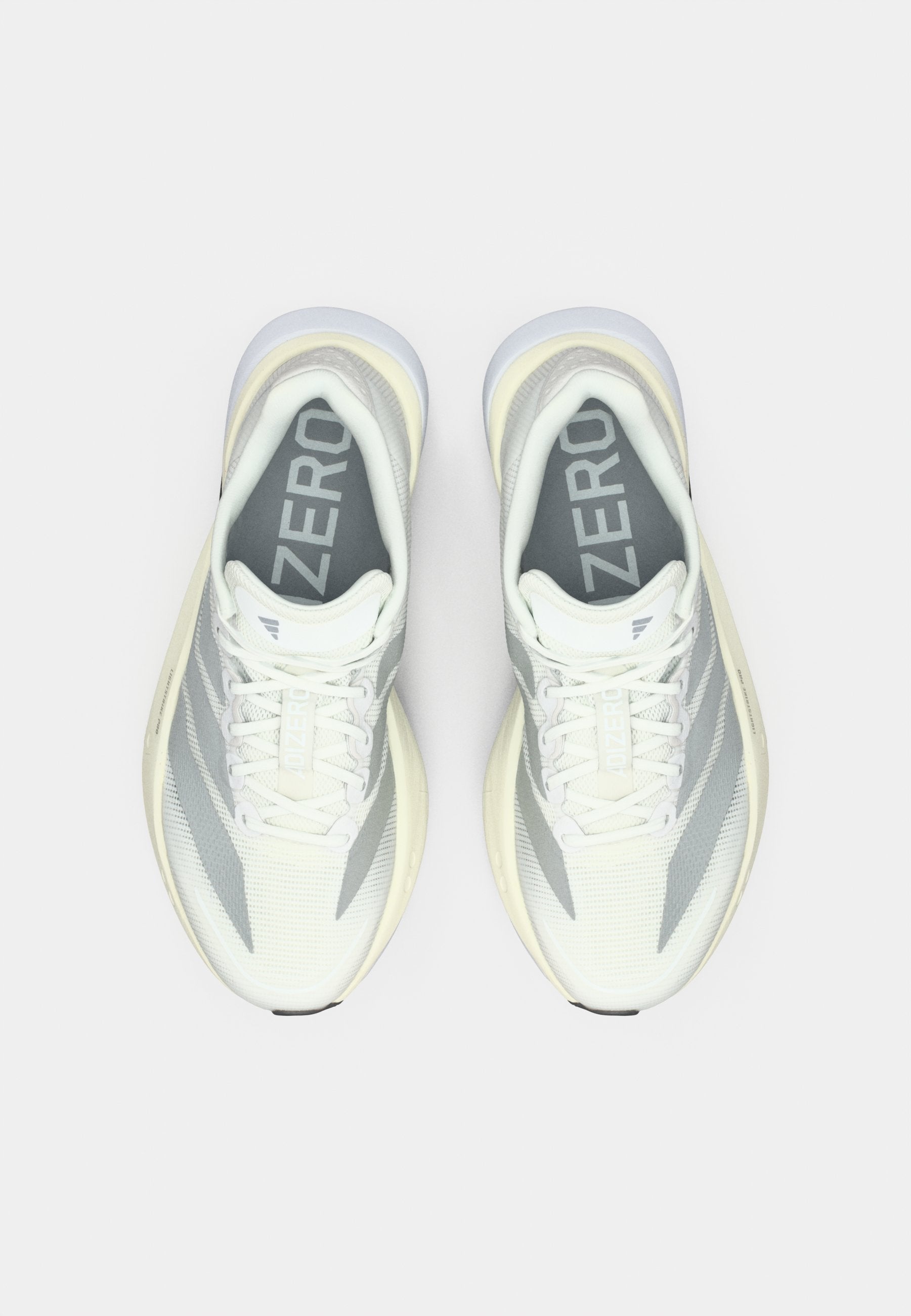 ADIZERO BOSTON - Road running shoes - footwear white/matte silver-coloured/dash grey