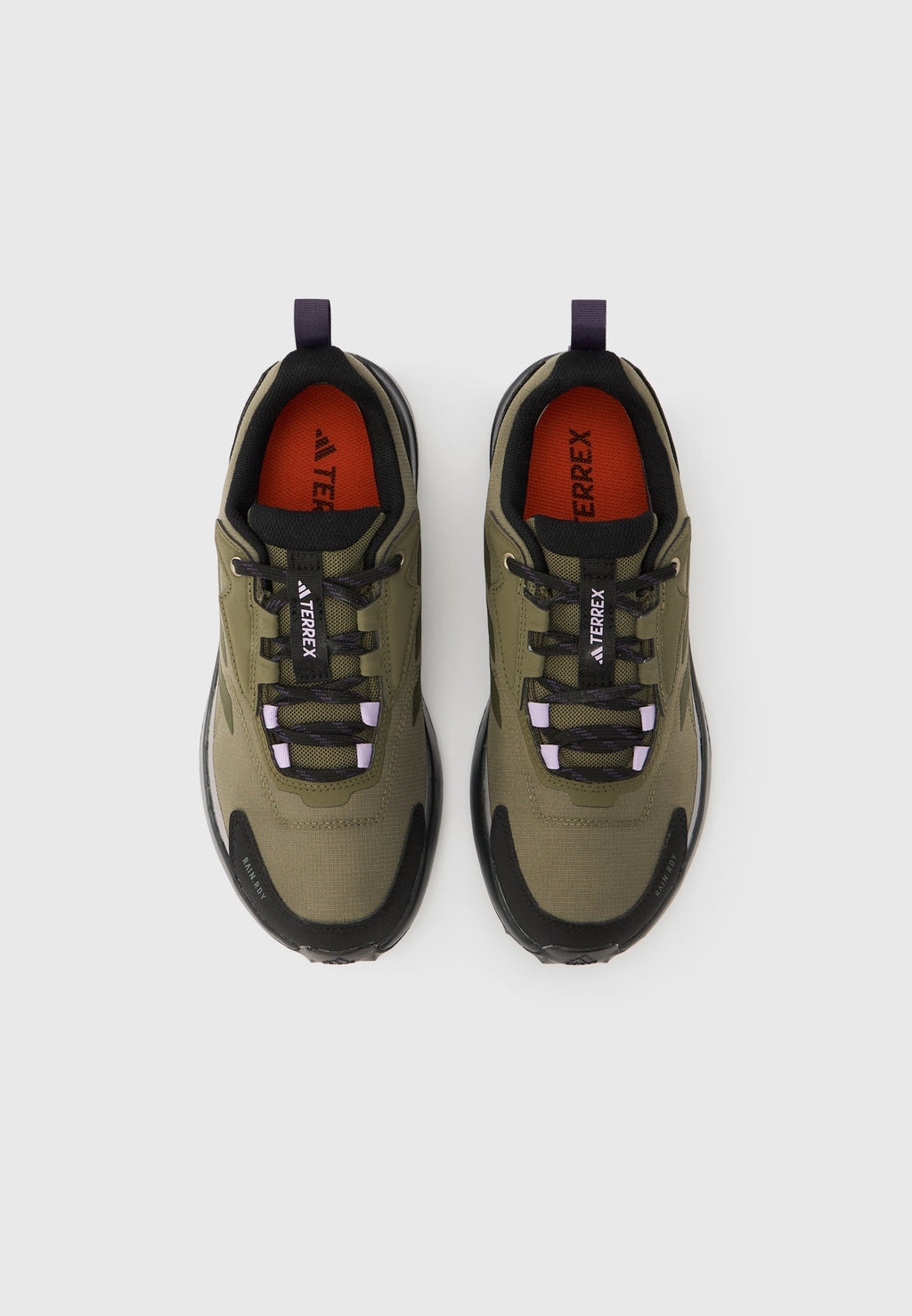 ANYLANDER - Hiking shoes - olive strata/night cargo/core black
