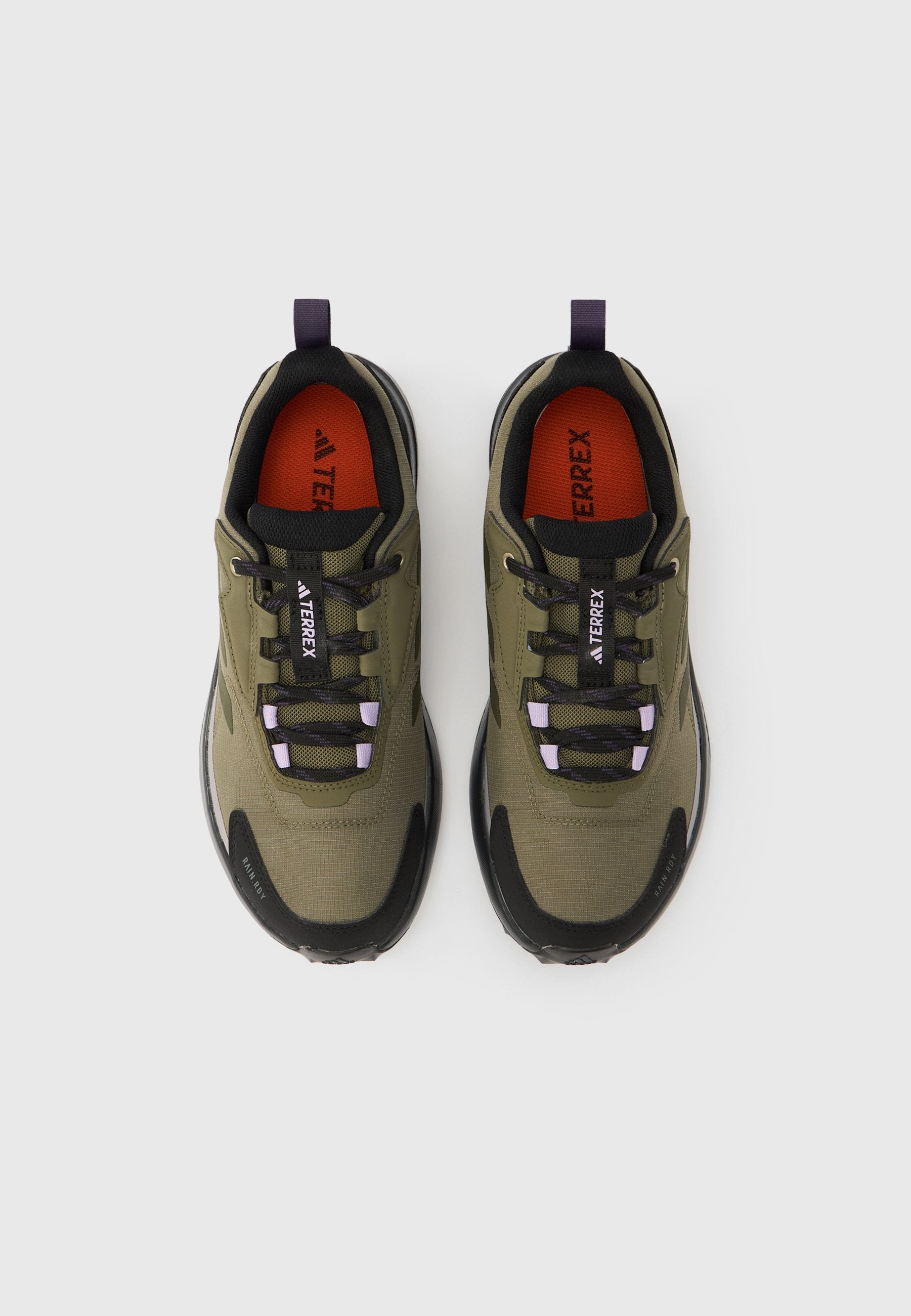 ANYLANDER - Hiking shoes - olive strata/night cargo/core black