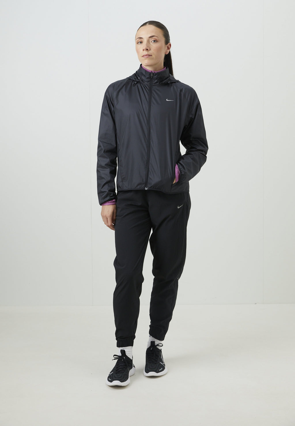 TEMPO - Windbreaker - black/reflective silver-coloured