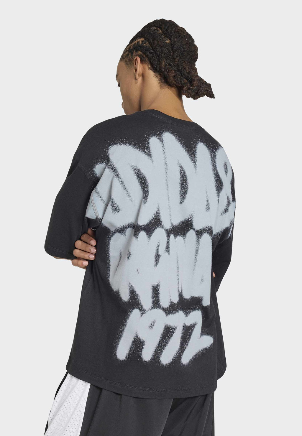 AIRBRUSH LOGO UNISEX  - Print T-shirt - black