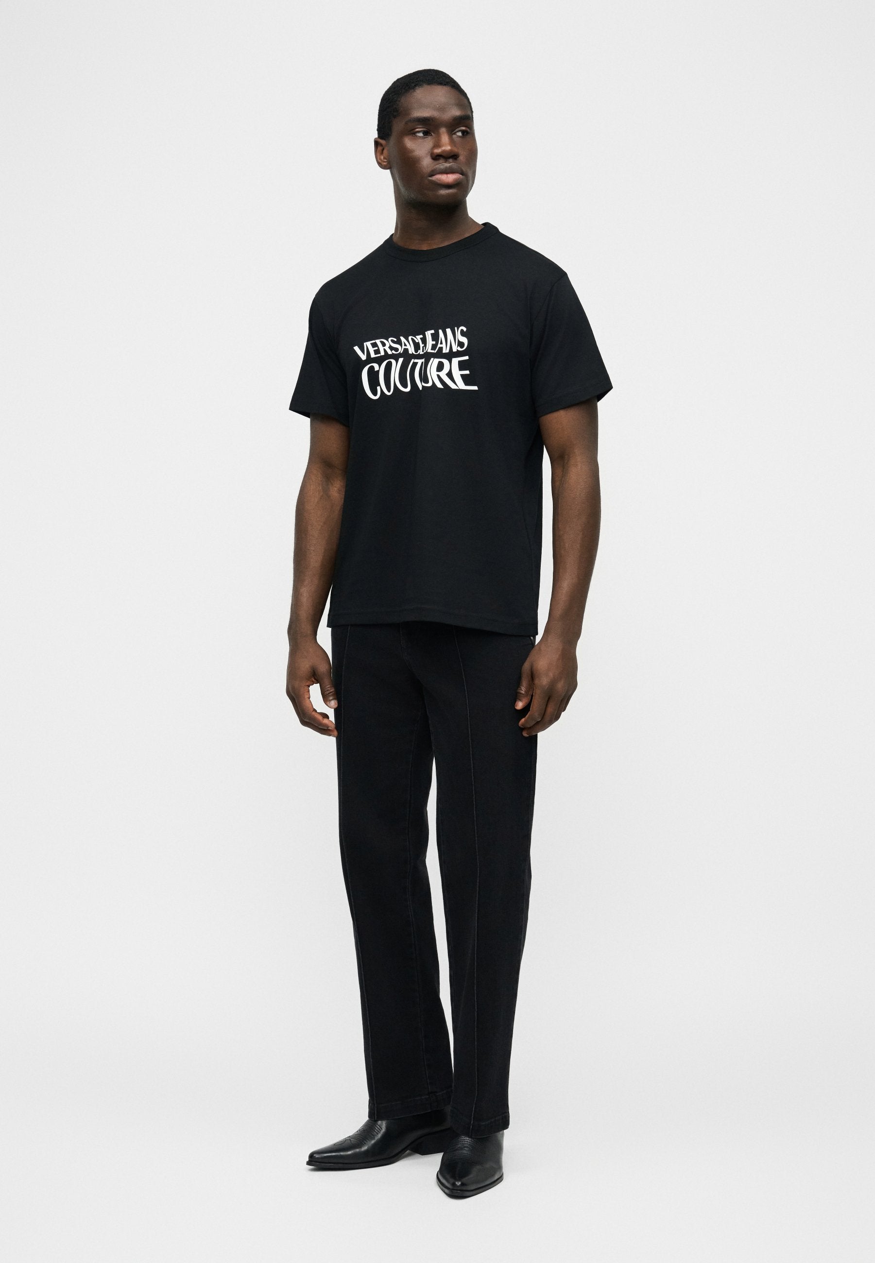 LOGO LIQUIFY - Print T-shirt - black