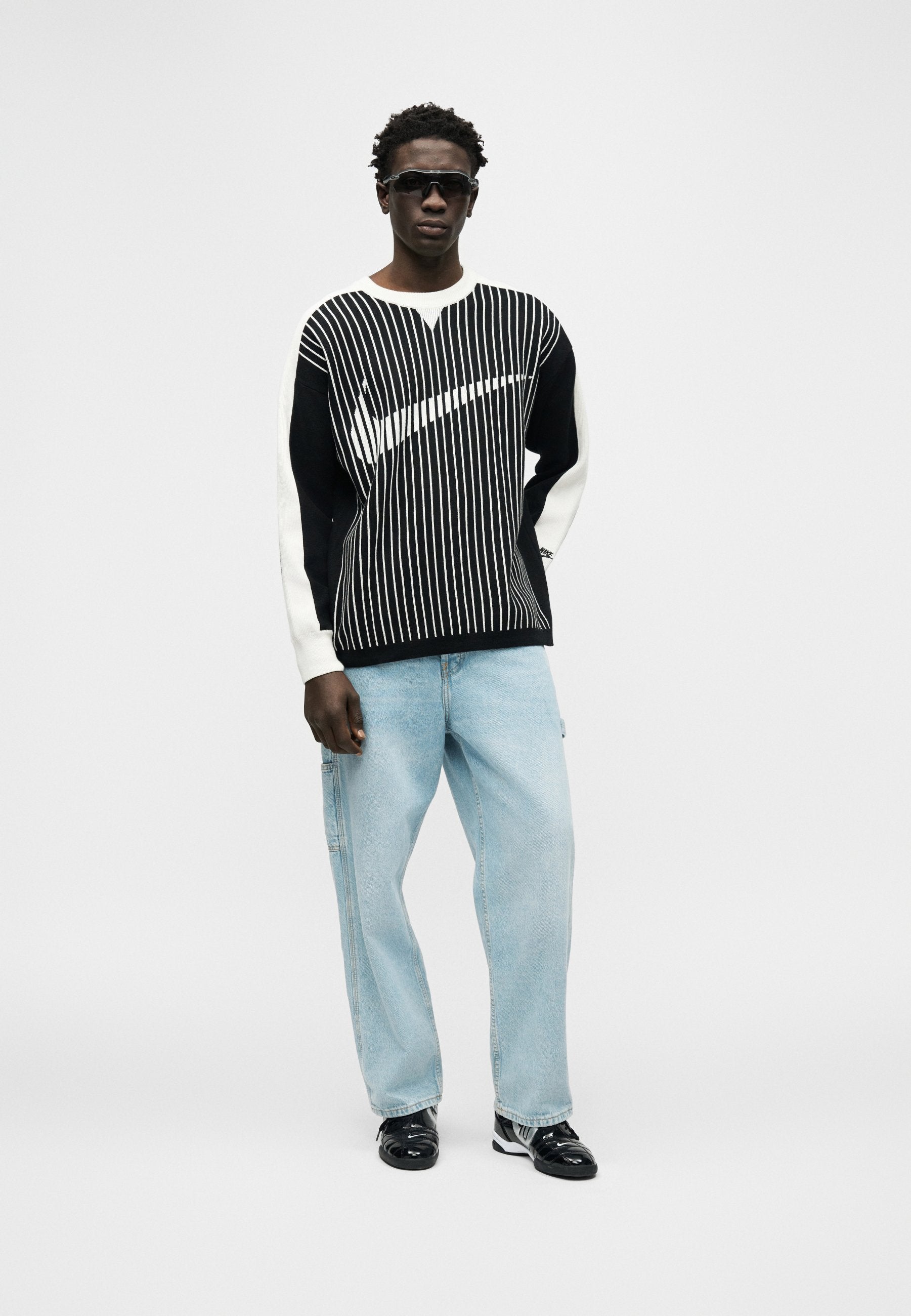 CLUB SWEATER - Pull - noir/voile