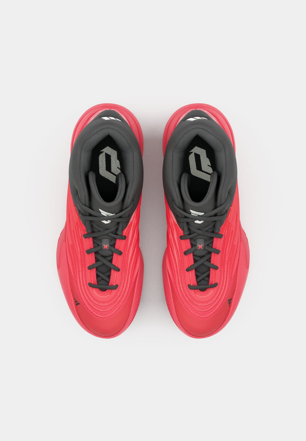 DAME X UNISEX - Basketball shoes - pure ruby/core black/metallic