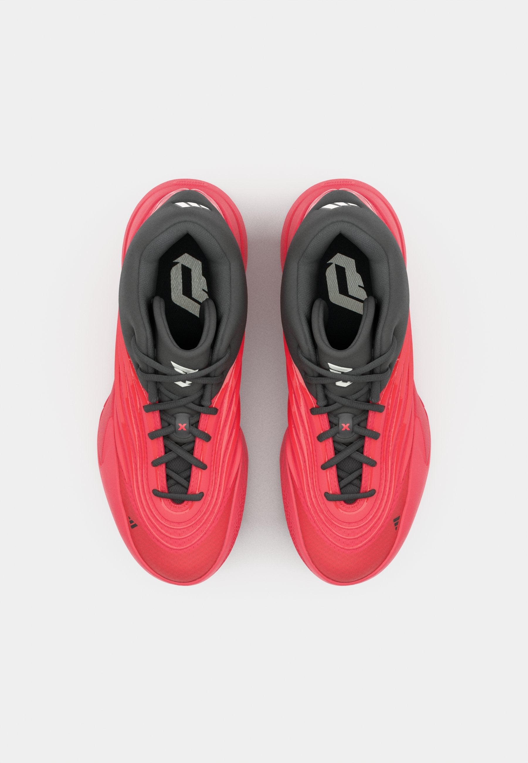 DAME X UNISEX - Basketball shoes - pure ruby/core black/metallic