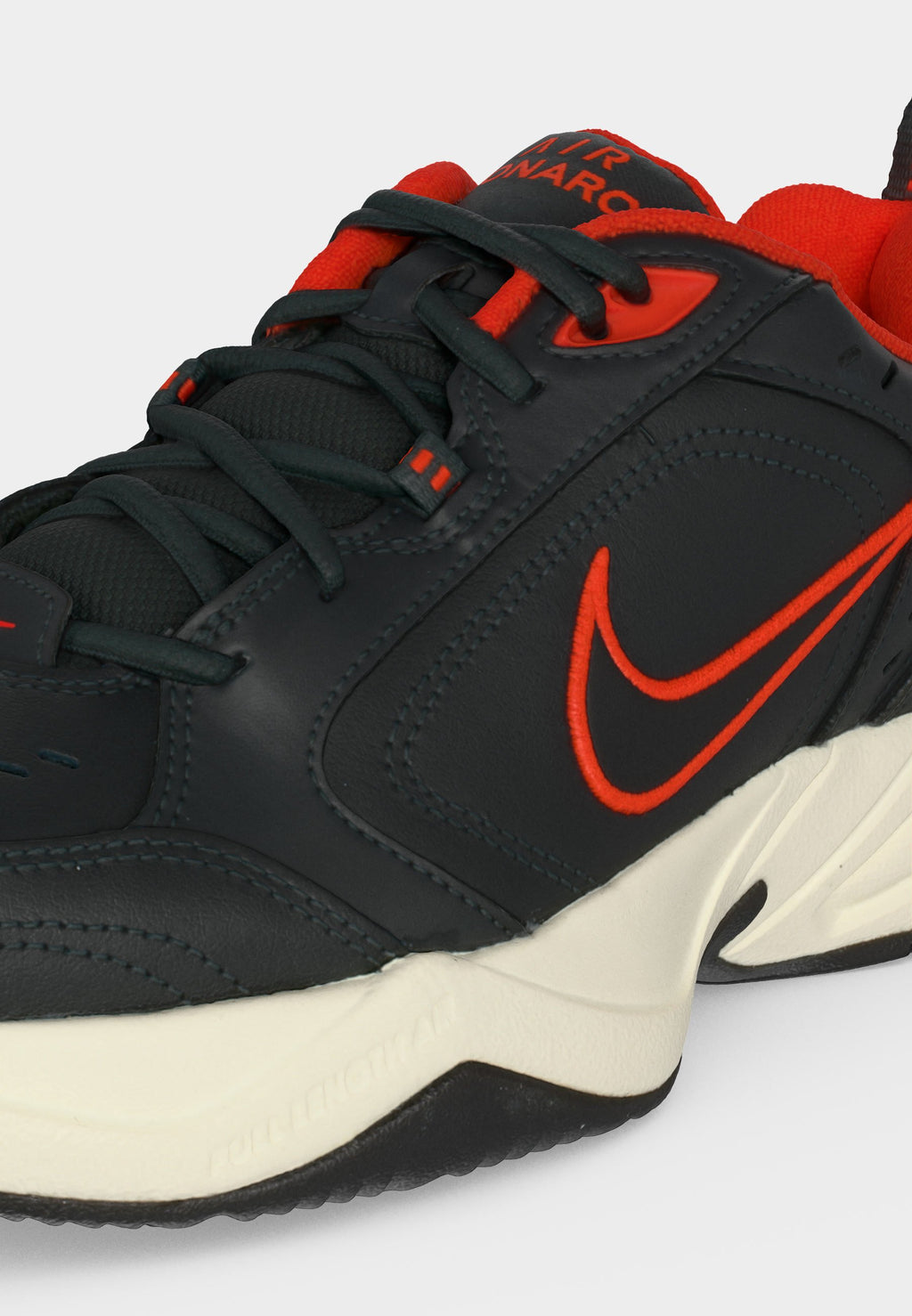 AIR MONARCH IV - Training shoe - dark smoke grey/black/picante red/pale ivory