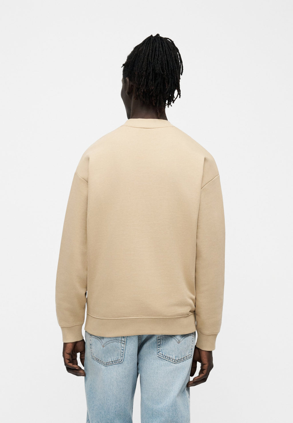 DAPO CREW - Sweatshirt - medium beige