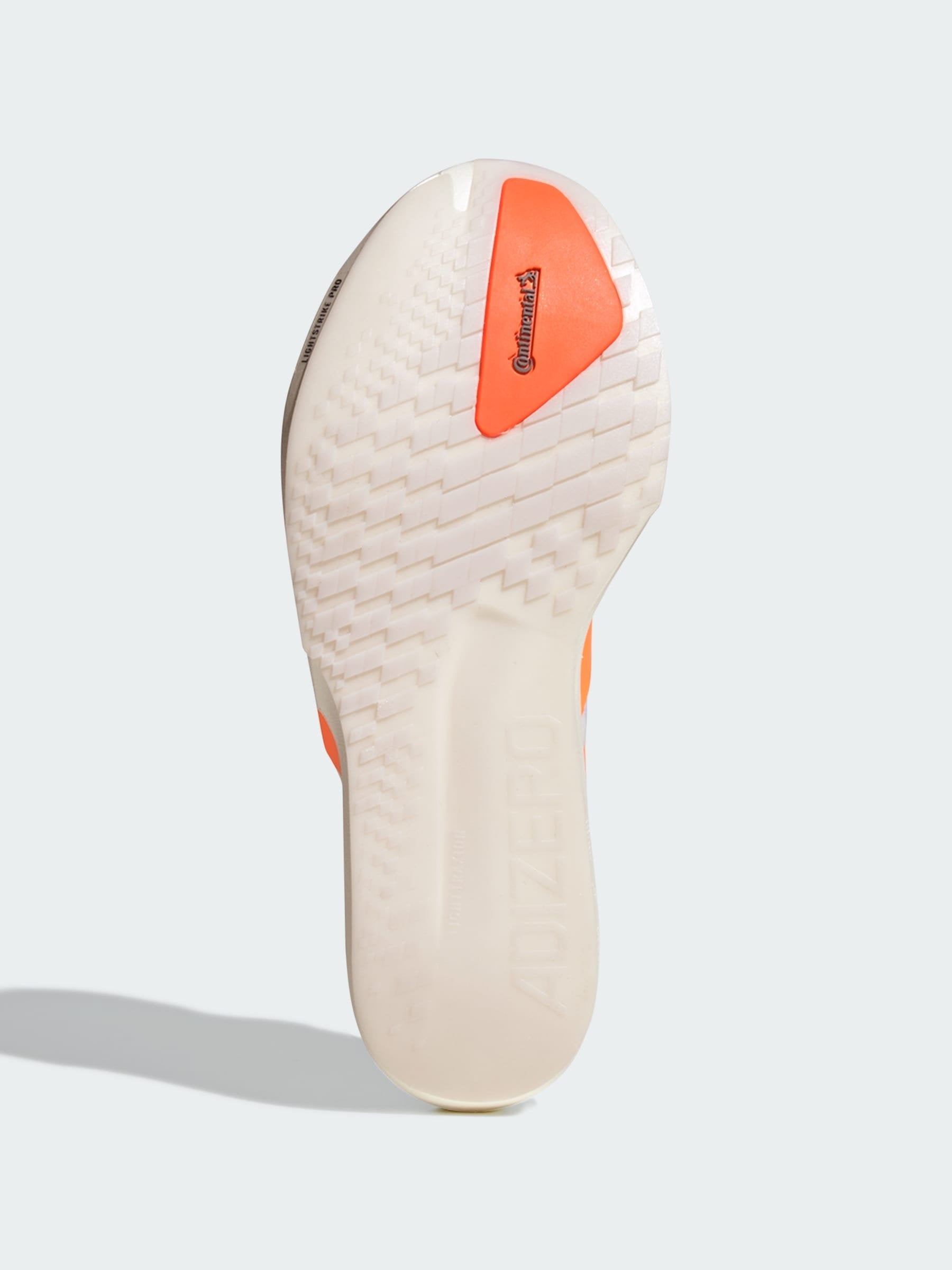 ADIZERO ADIOS 9 - Road running shoes - cloud white   lucid orange   lucid red