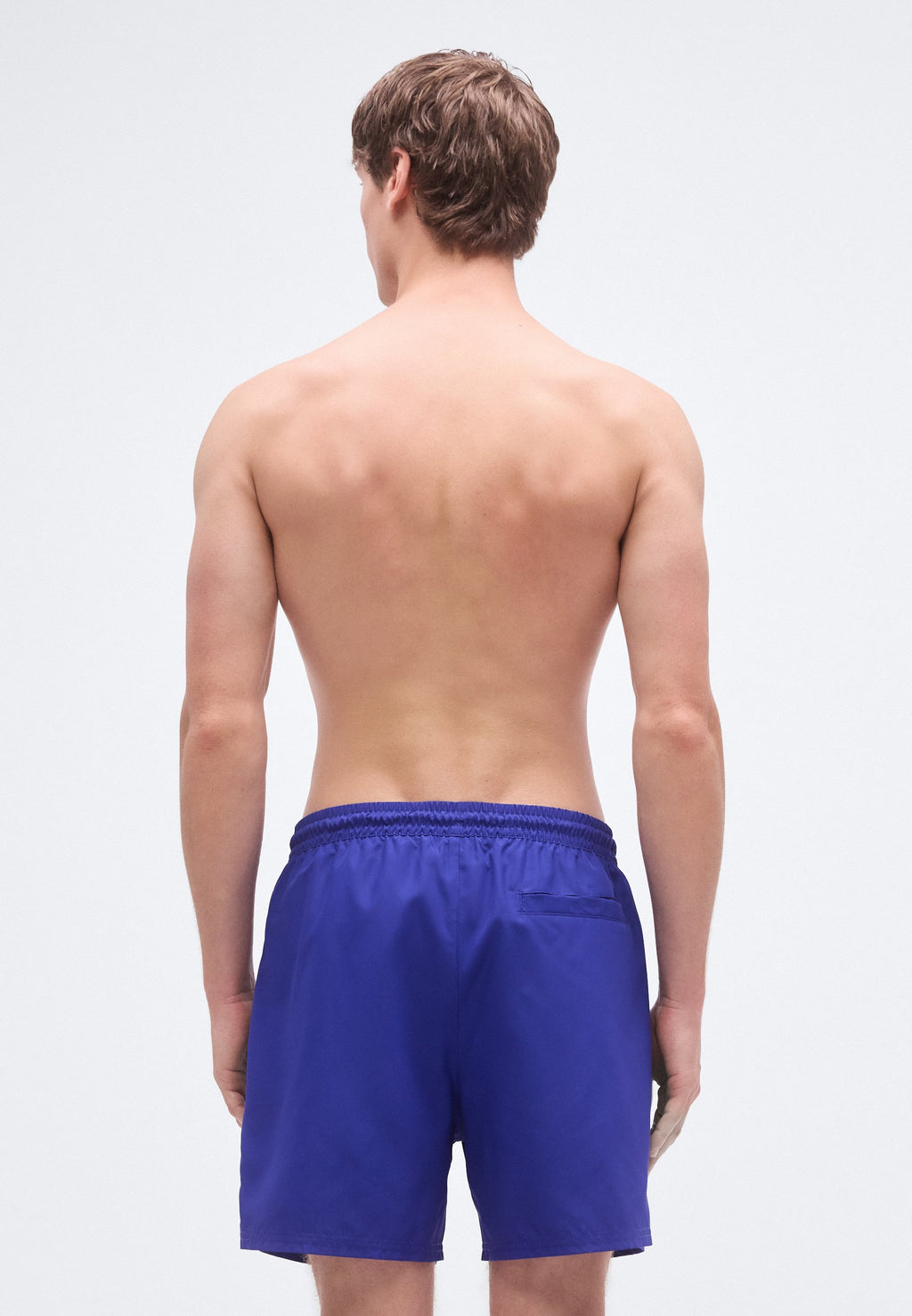MEDIUM DRAWSTRING WAISTBAND - GRAPHIC MONOGRAM  - Swimming shorts - blue river fog