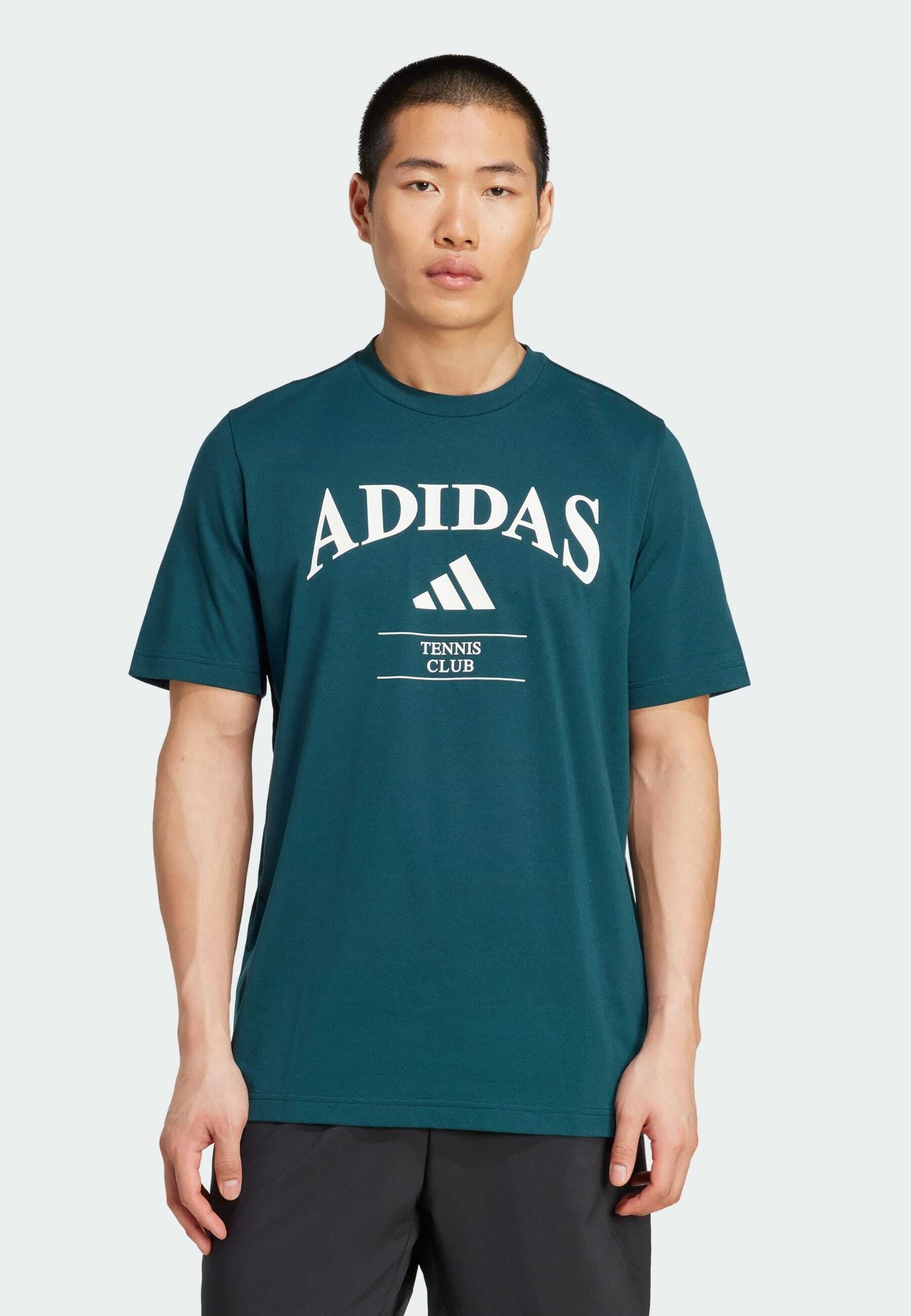 ADIDAS HERITAGE GRAPHIC T. - Sports T-shirt - aurora ivy