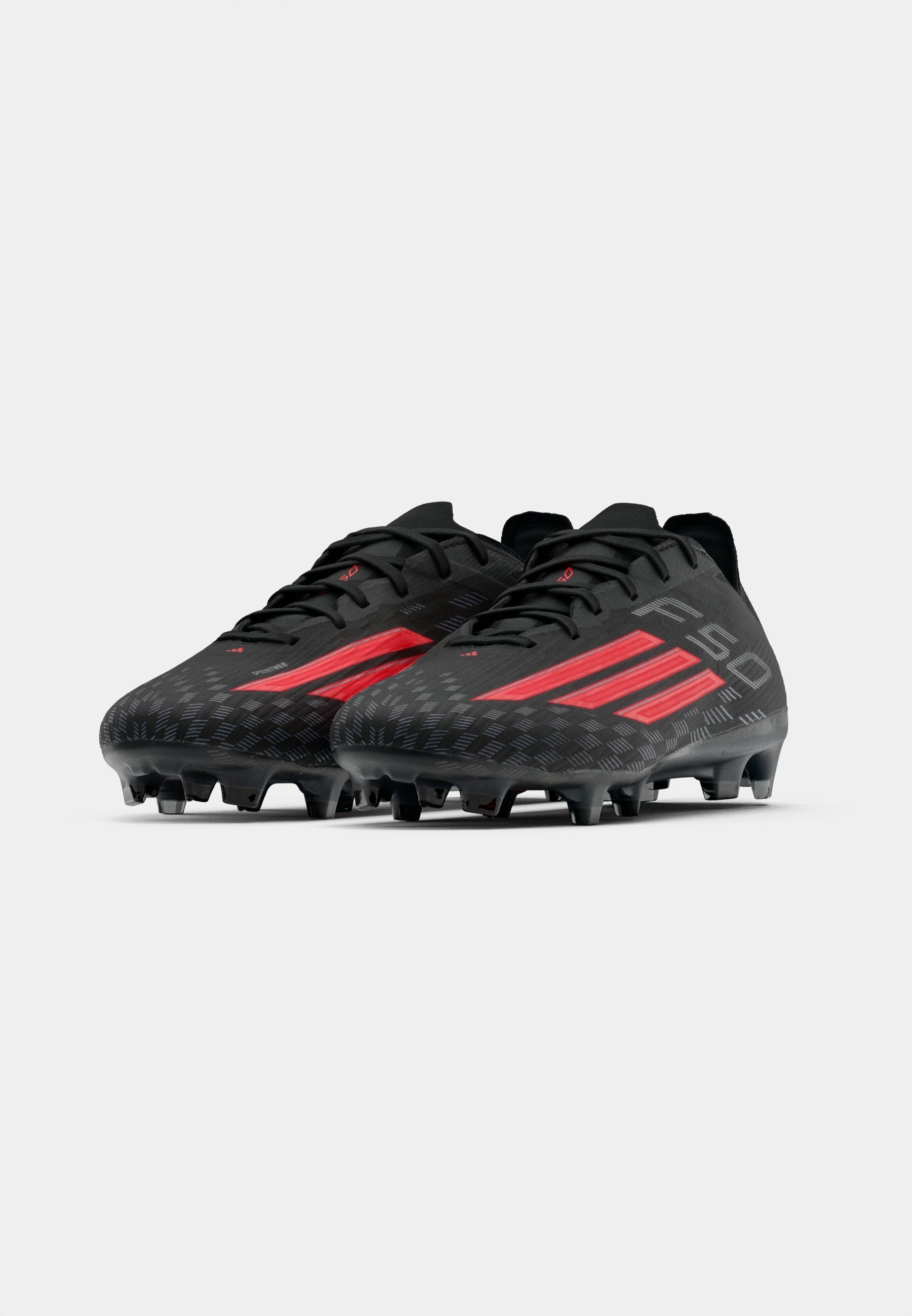 F50 PRO SERT ZEMİN FUTBOL KRAMPONLARI UNISEX - Sert zemin futbol kramponları - core siyah/aydınlık kırmızı