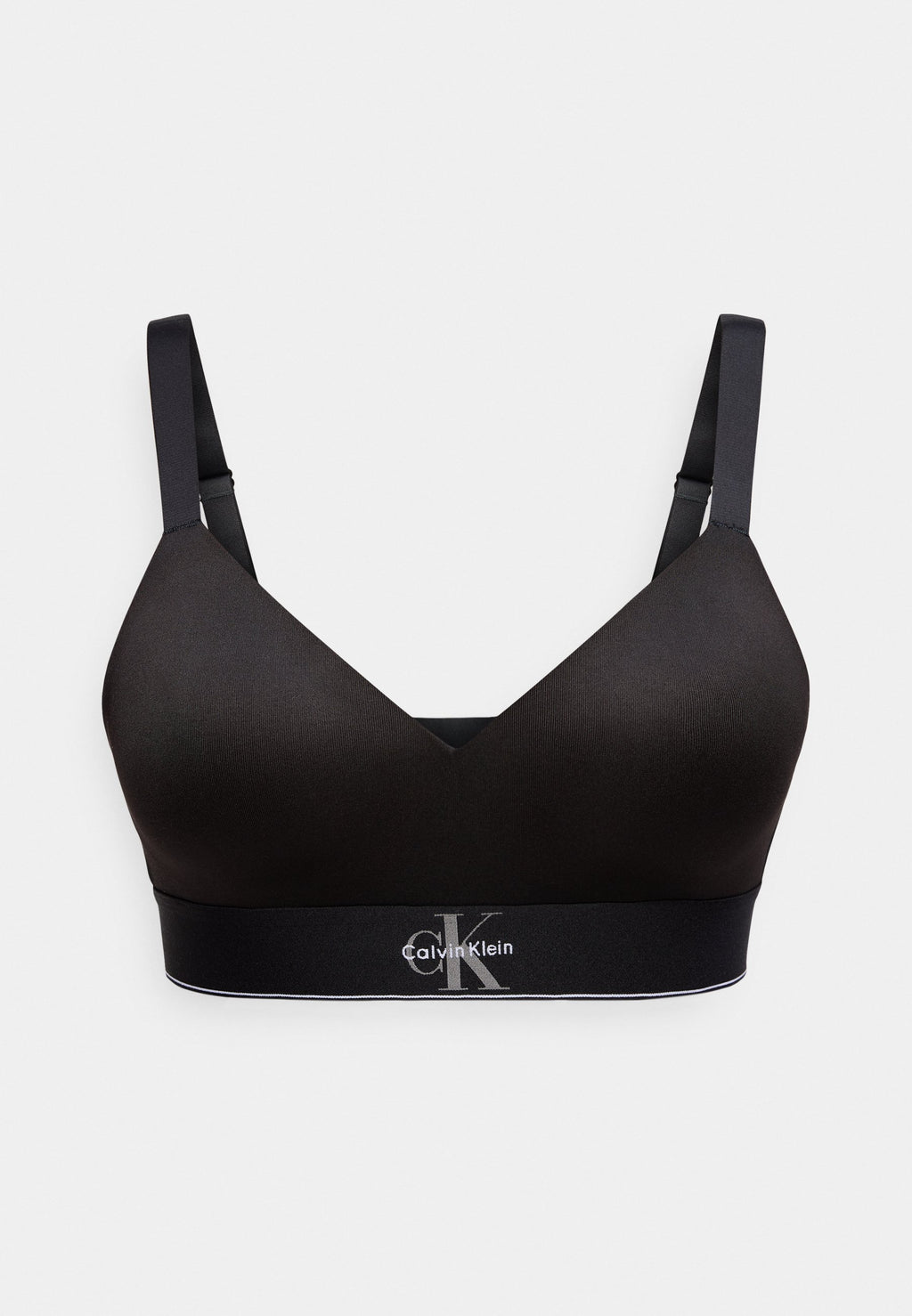 LIGHTLY LINED BRALETTE GRAPHIC - Triangle bra - black