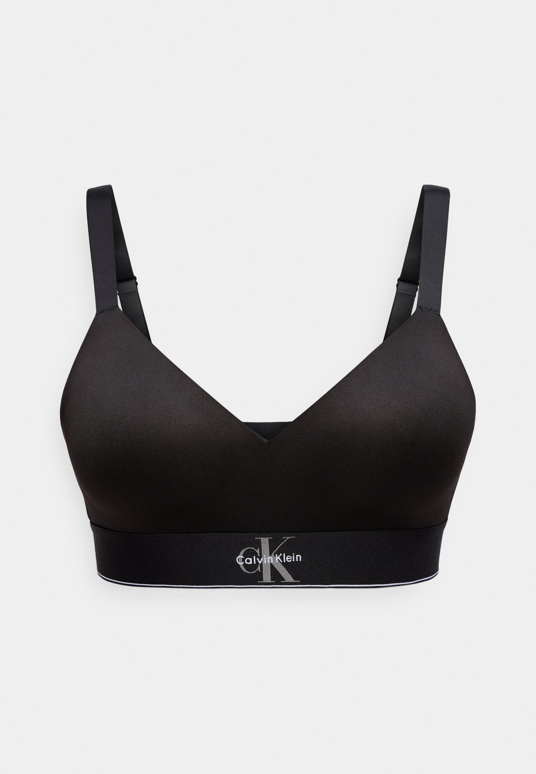 LIGHTLY LINED BRALETTE GRAPHIC - Triangle bra - black