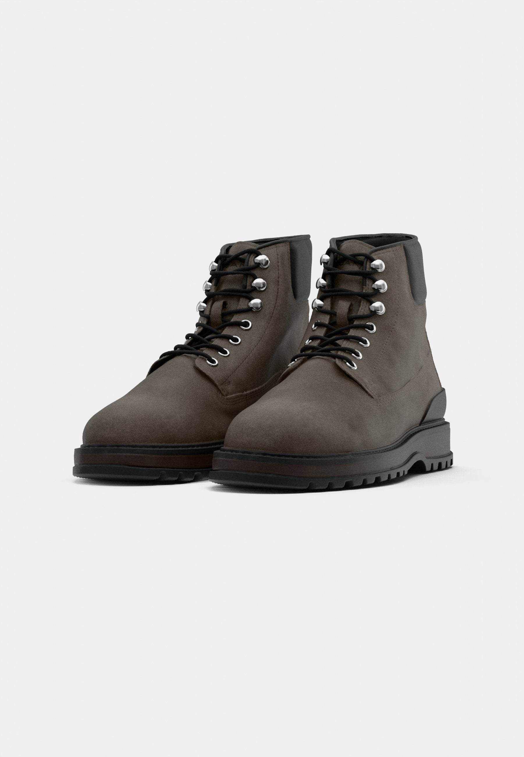 CLAFTON - Lace-up ankle boots - dark gray