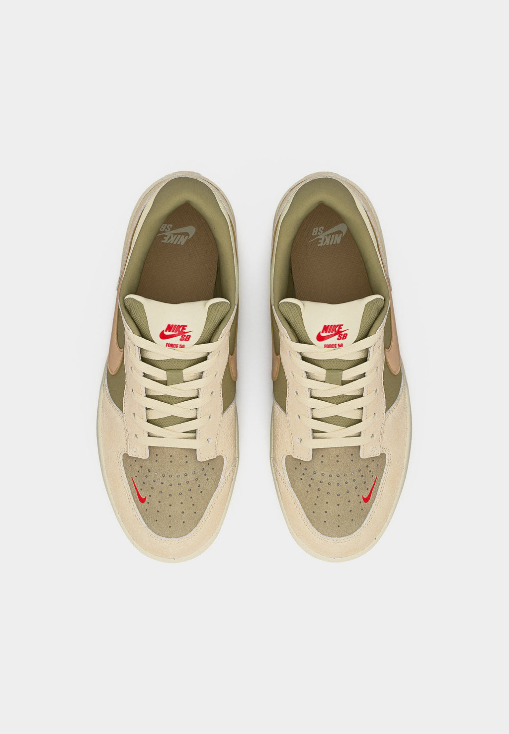 FORCE 58 UNISEX - Baskets - coconut milk/neutral olive