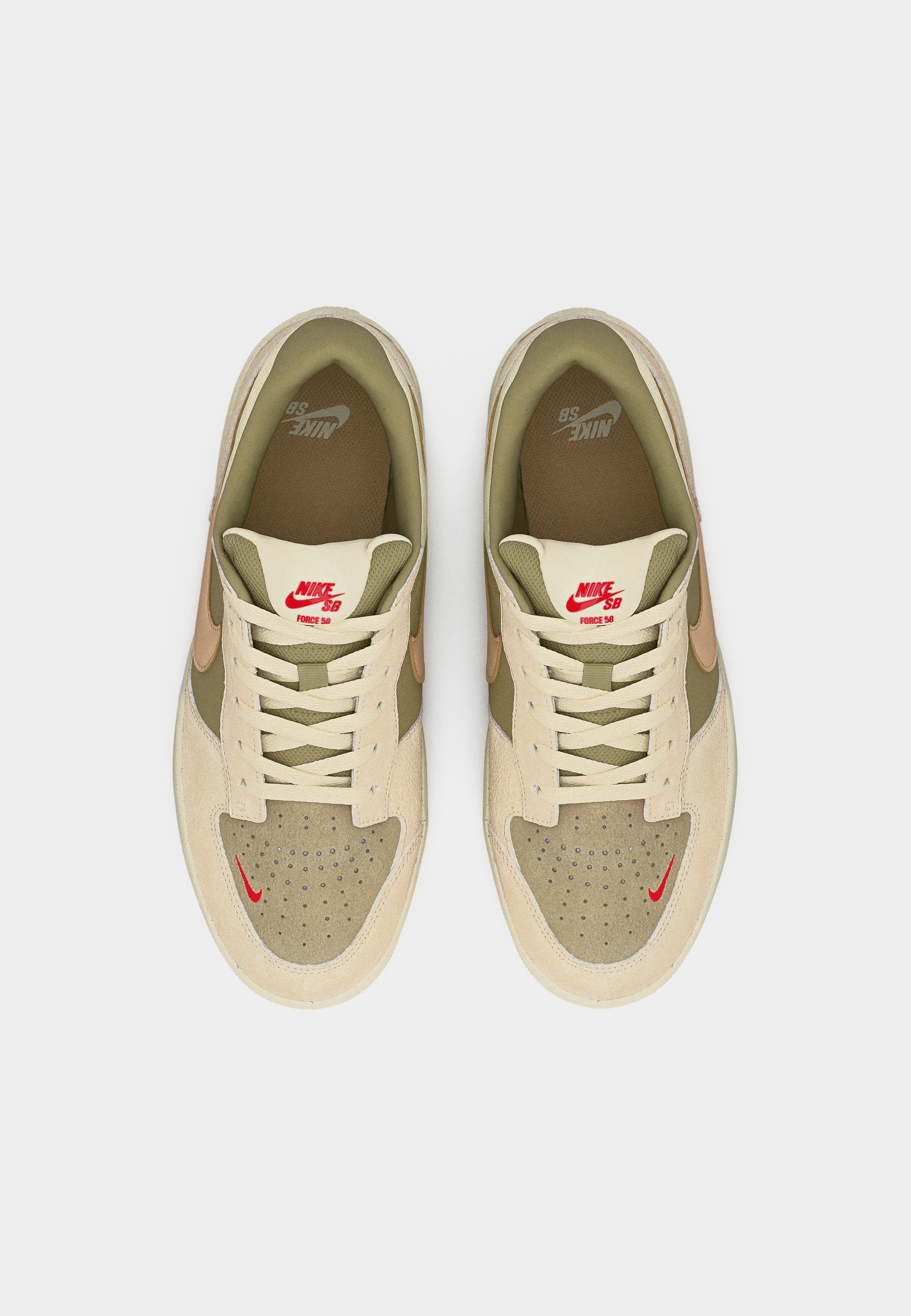 FORCE 58 UNISEX - Baskets - coconut milk/neutral olive