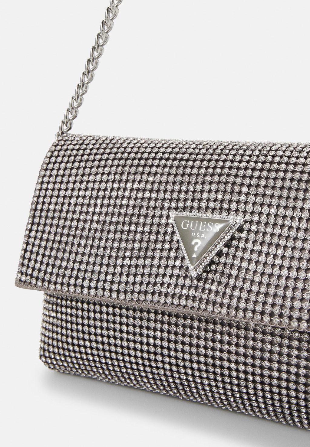 ZALINA FLAP - Clutch - silver coloured