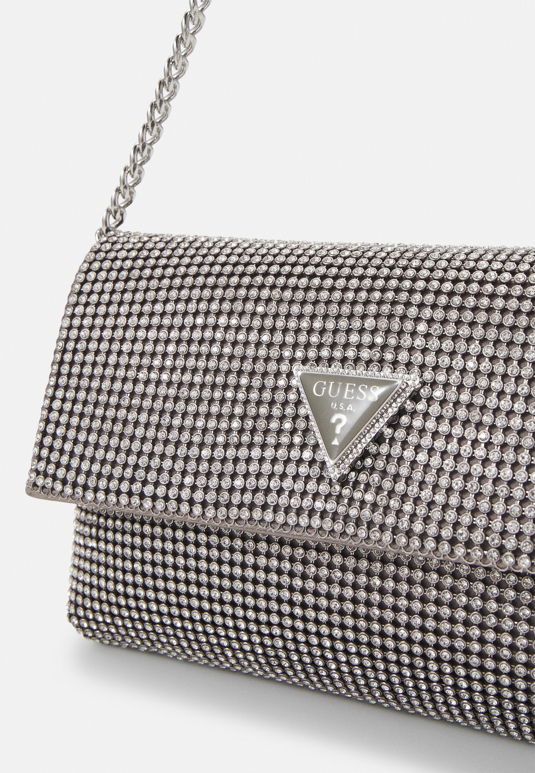 ZALINA FLAP - Clutch - silver coloured