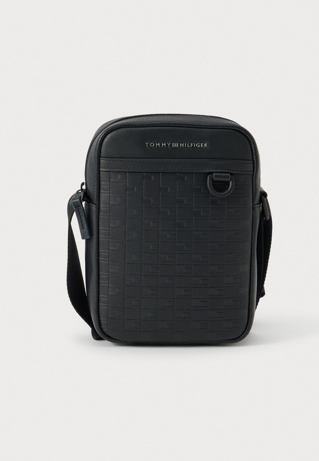 SAC REPORTER CROISÉ MODERNE À LOGO RÉPÉTÉ - Sac bandoulière - noir