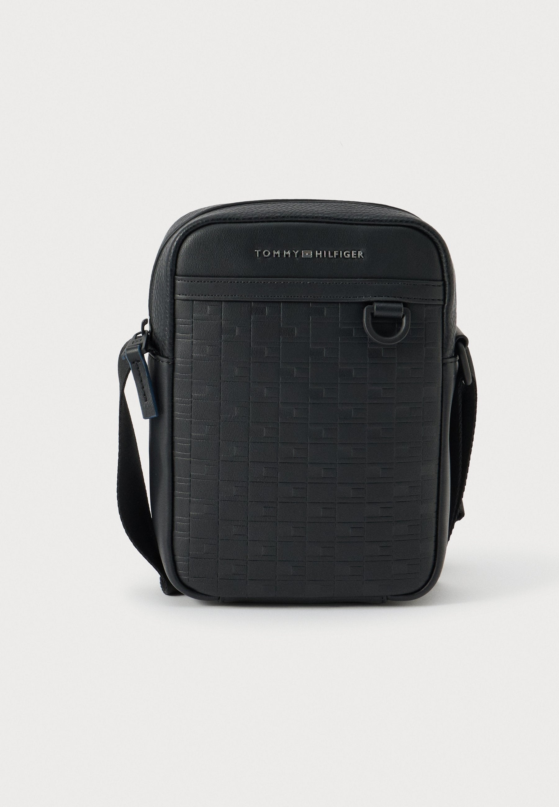 SAC REPORTER CROISÉ MODERNE À LOGO RÉPÉTÉ - Sac bandoulière - noir