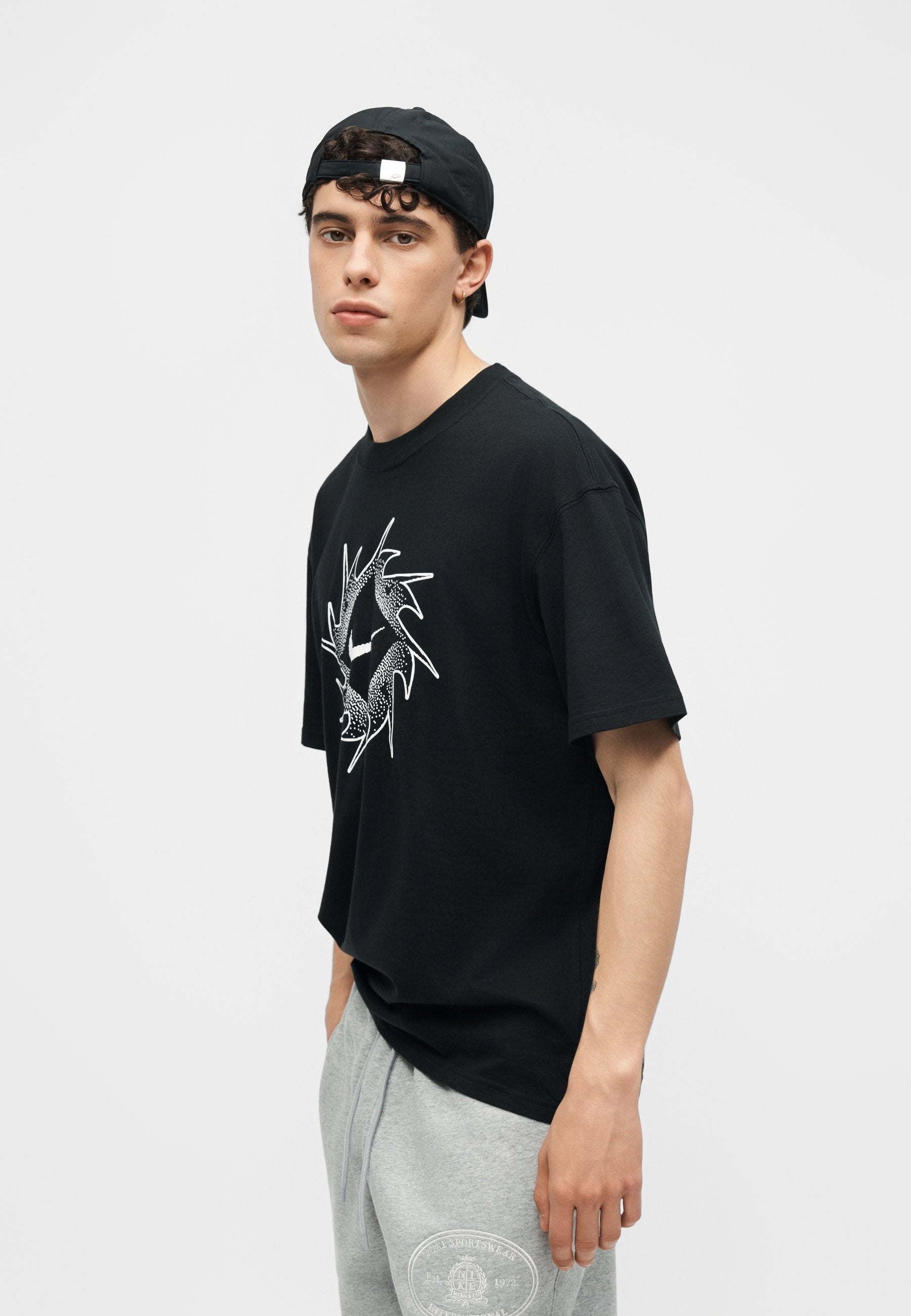 TEE  - Print T-shirt - black