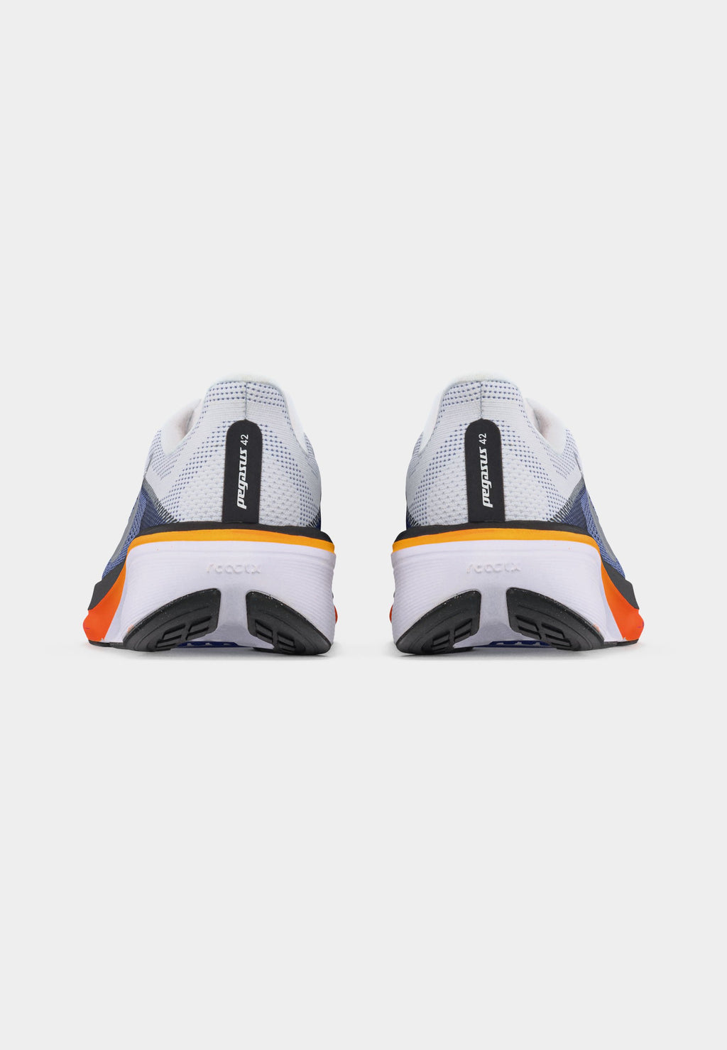 AIR ZOOM PEGASUS  - Road running shoes - white/metallic silver-coloured/lapis/total orange/laser orange/off noir